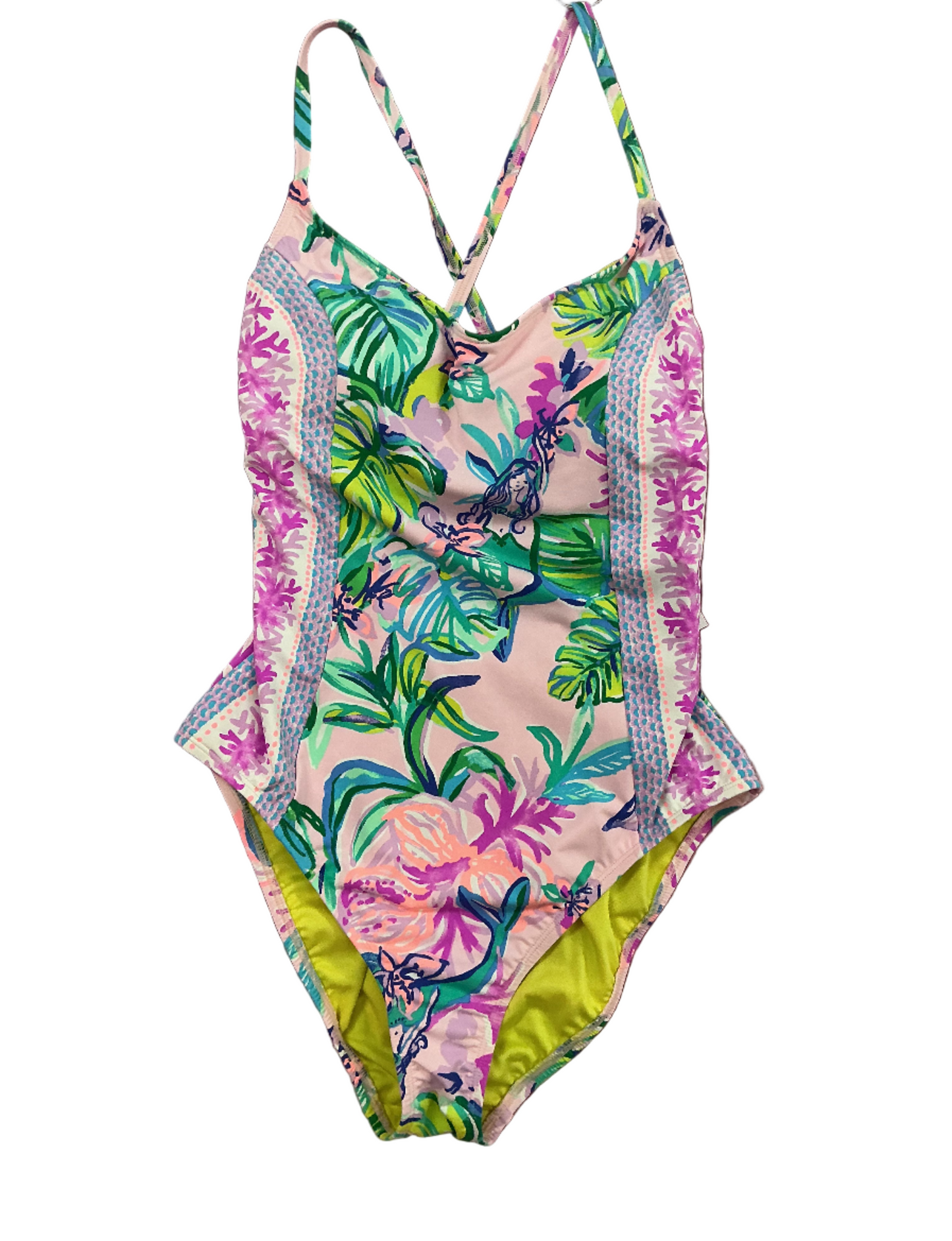 Lilly Pulitzer NWT - Azalea One Piece - Amethyst Tint Mermaid In The Shade - Size 10