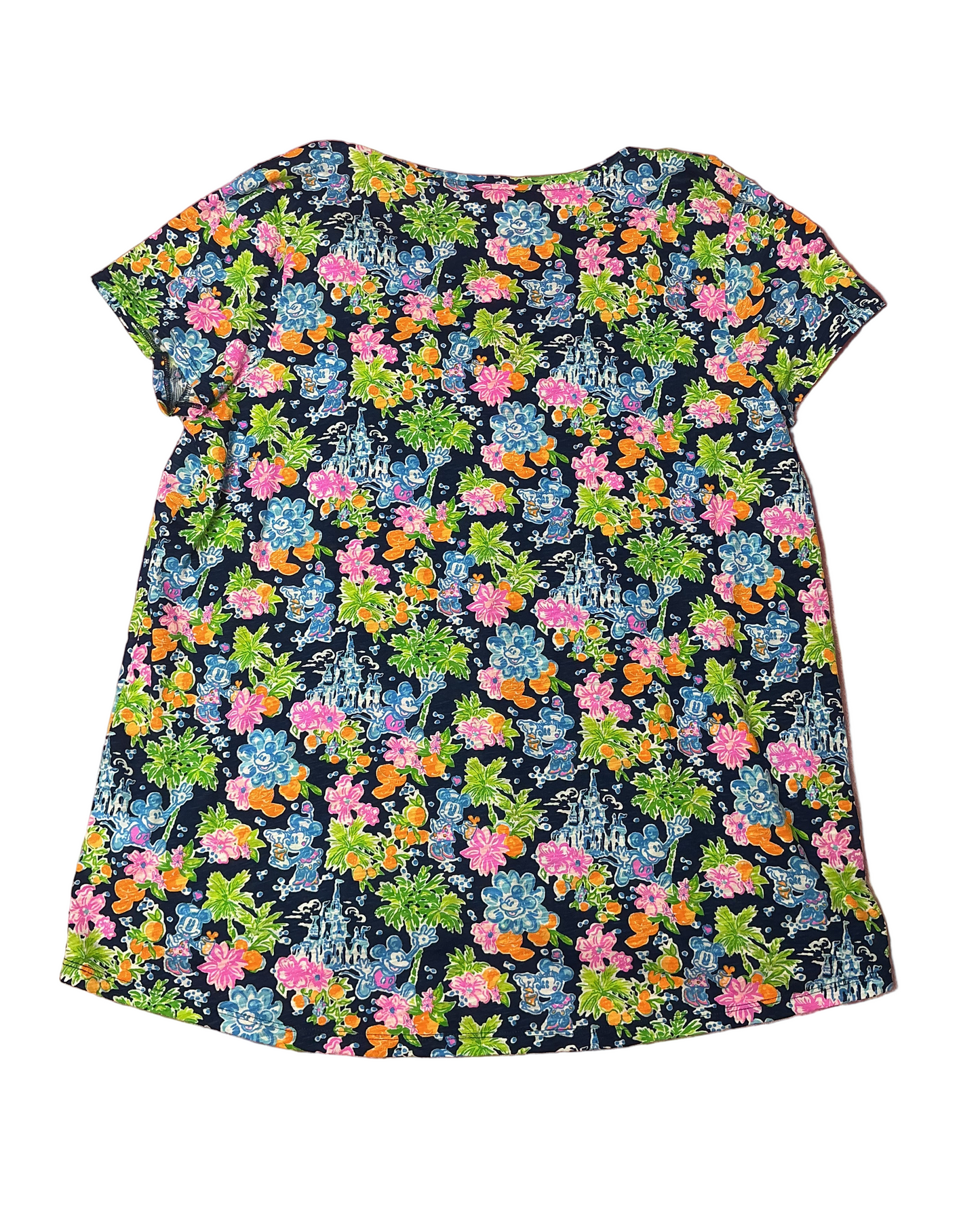 Lilly Pulitzer NWT - Etta V-Neck - Aegean Navy Lilly Loves Disney - Size XXL