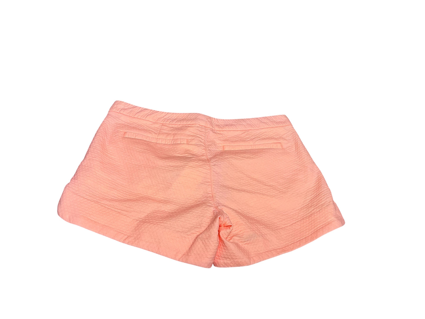 Lilly Pulitzer NWT Adie Ruffle Pocket Short Peach Flamin Size 00