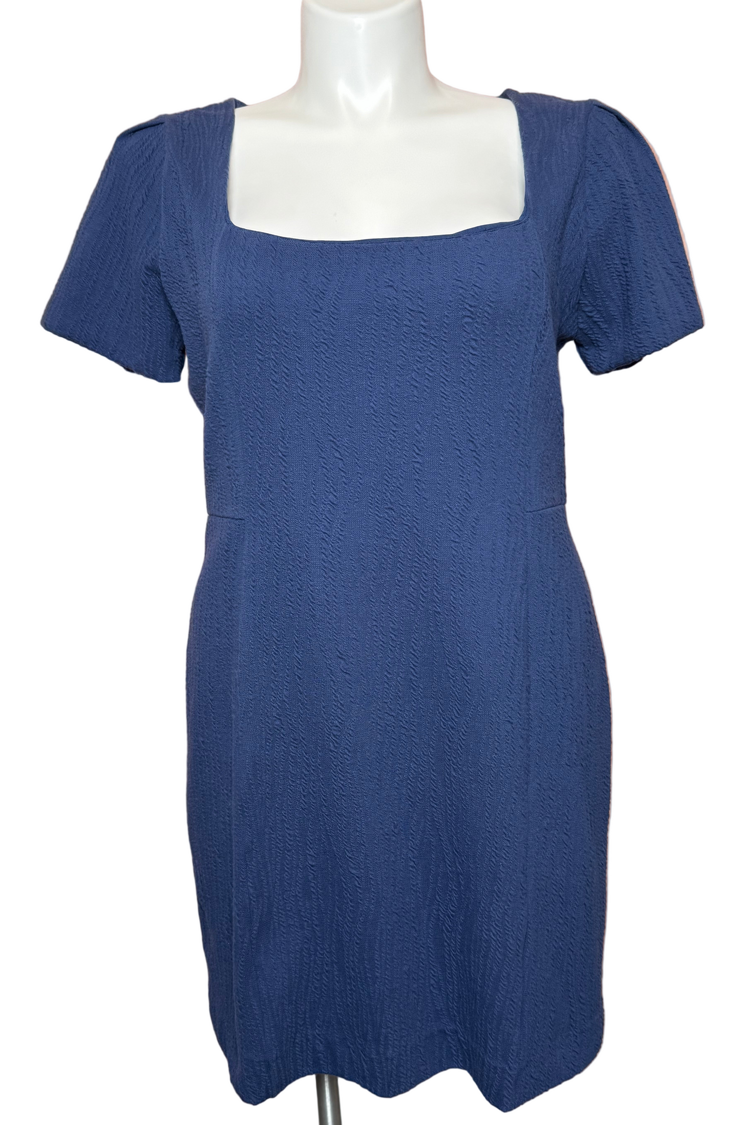 Lilly Pulitzer NWT - Brinley Stretch Shift - Low Tide Navy Wavy Knit Jacquard - Size XL