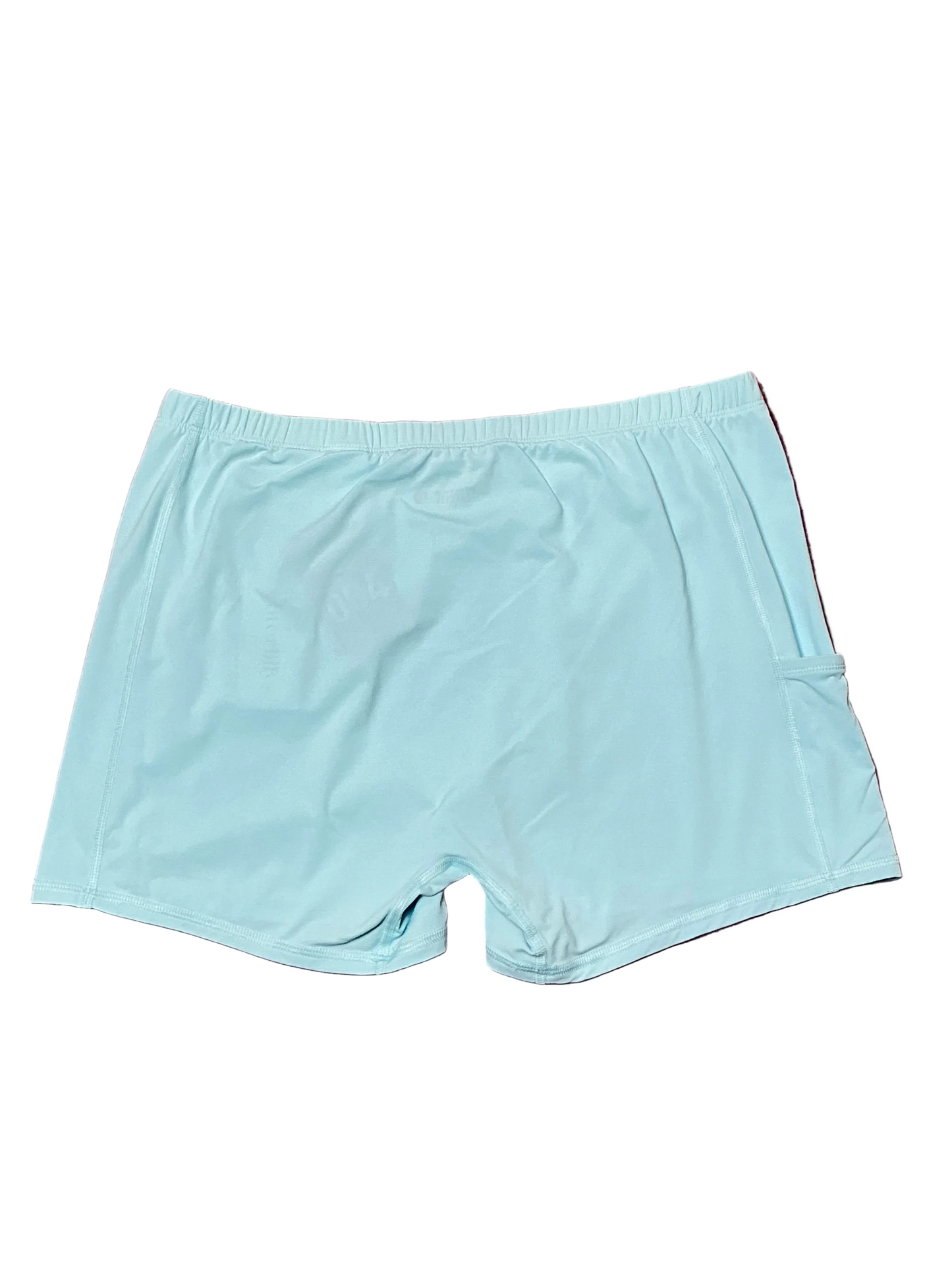 Lilly Pulitzer Luxletic Biker Shorts - Light Blue - Size L