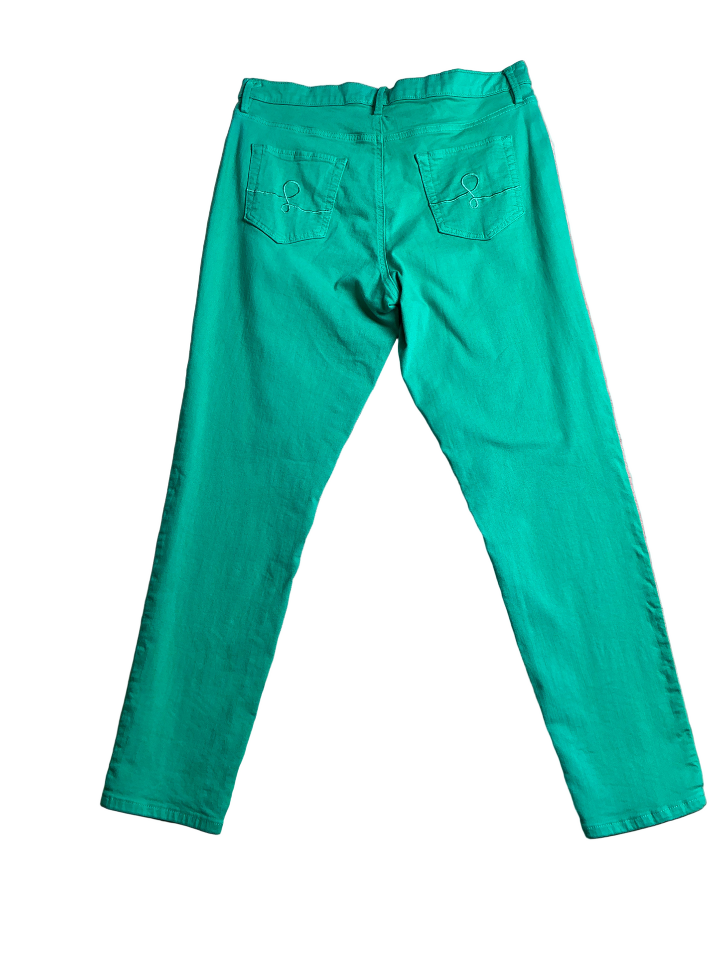 Lilly Pulitzer South Ocean High Rise Skinny Jean Pants Agate Green - Size 16