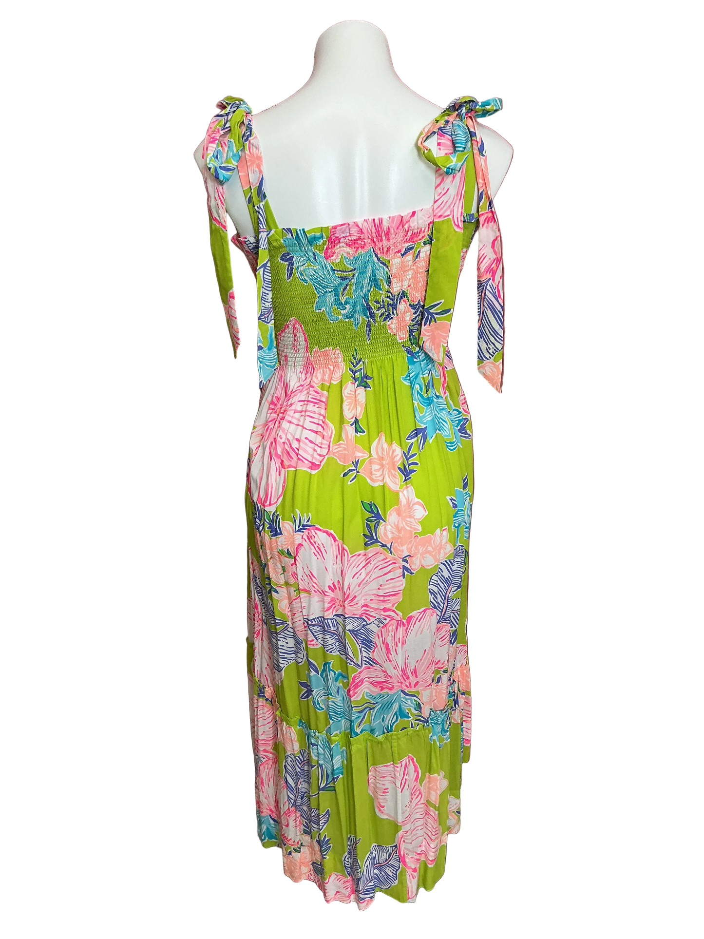Lilly Pulitzer NWT Fresia Stretch Maxi Shift Dress Limoncello Sunbelieveable - Size 00