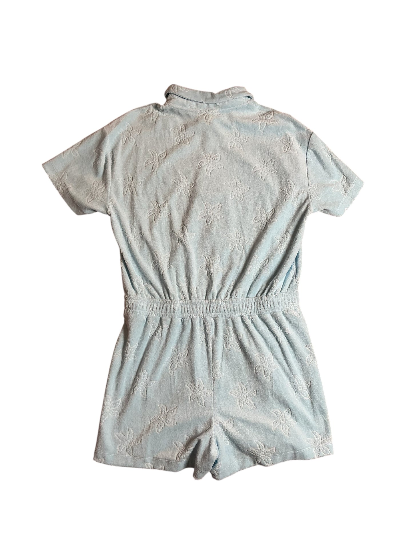 Lilly Pulitzer NWT Katerini Romper - Hydra Blue Seaing Stars Jacquard Terry - Size XL