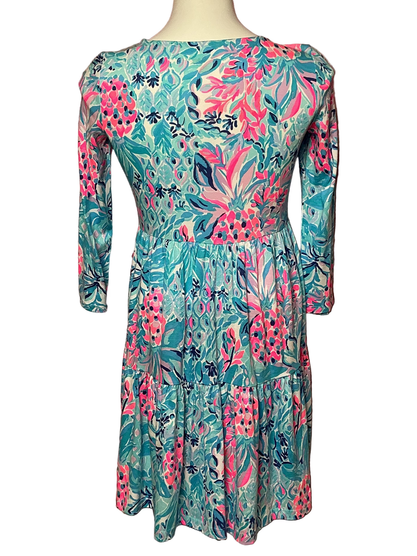 Lilly Pulitzer NWT - Geanna Dress - Zanzibar Blue Party Princess - Size XXS