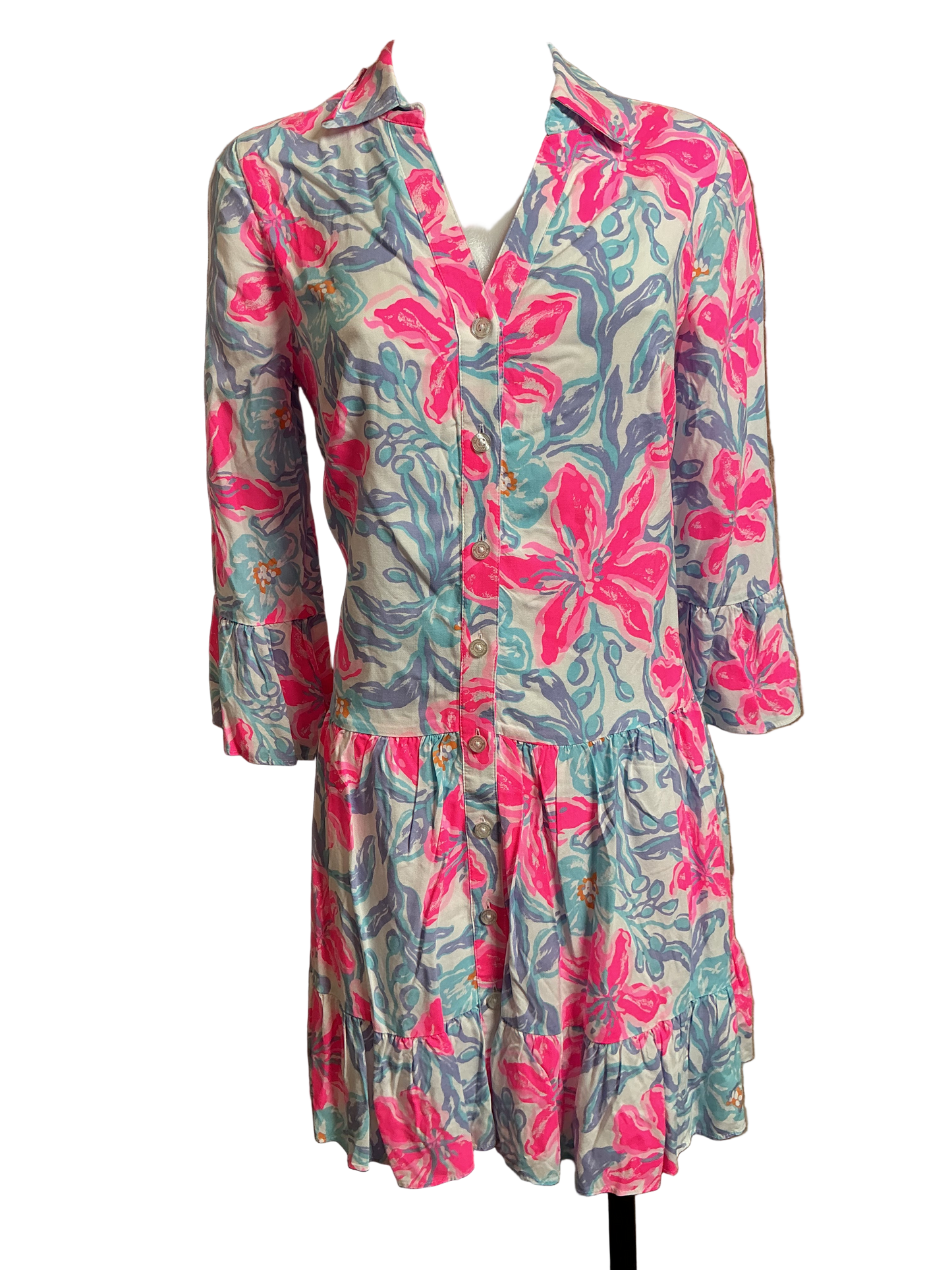 Lilly Pulitzer NWT Diantha Tunic Dress Multi Beachside Haven - Size 00