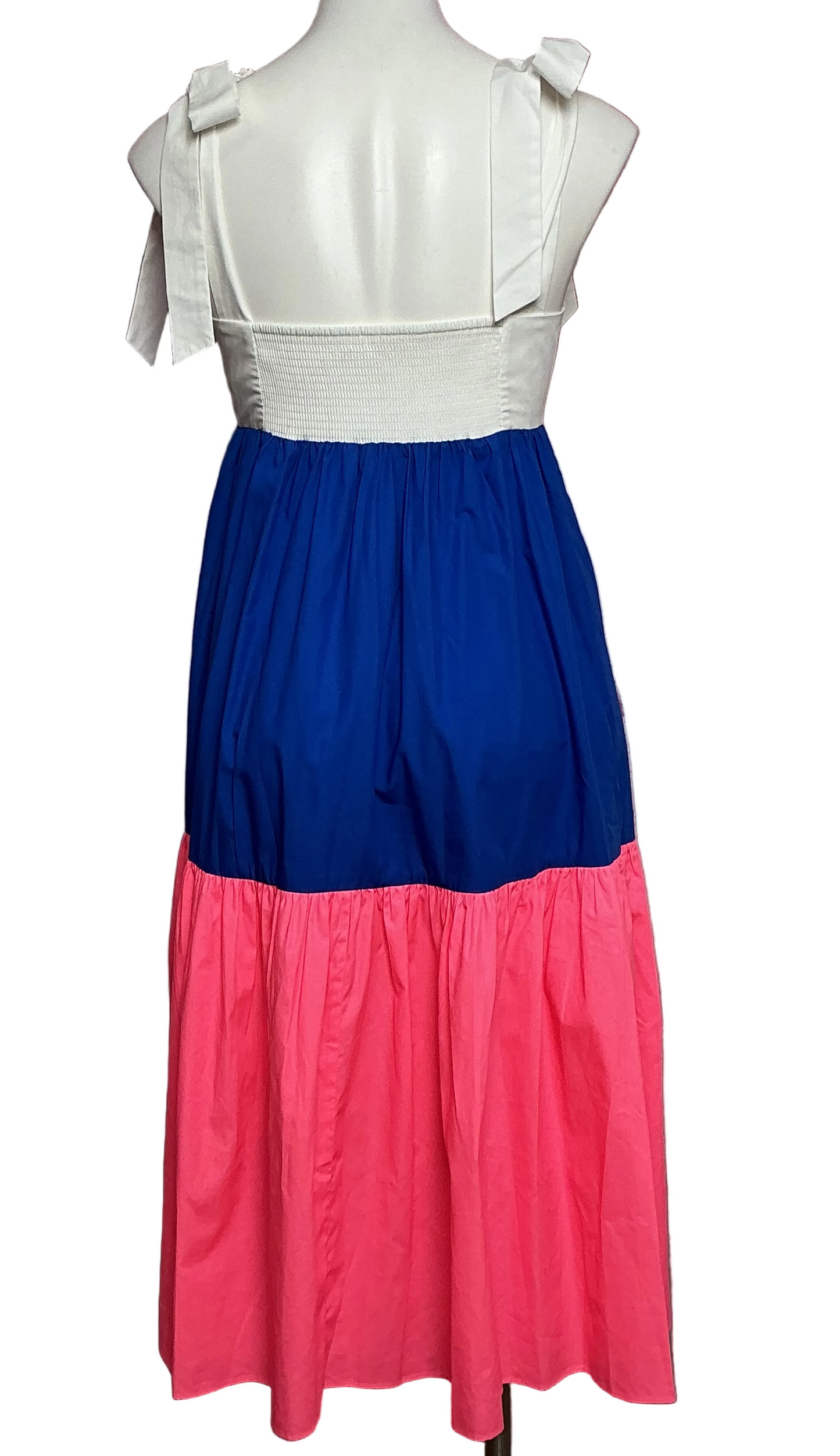 Lilly Pulitzer NWT - Anlee Cotton Midi Dress - Resort White Borealis Blue Lilly’s C - Size 2