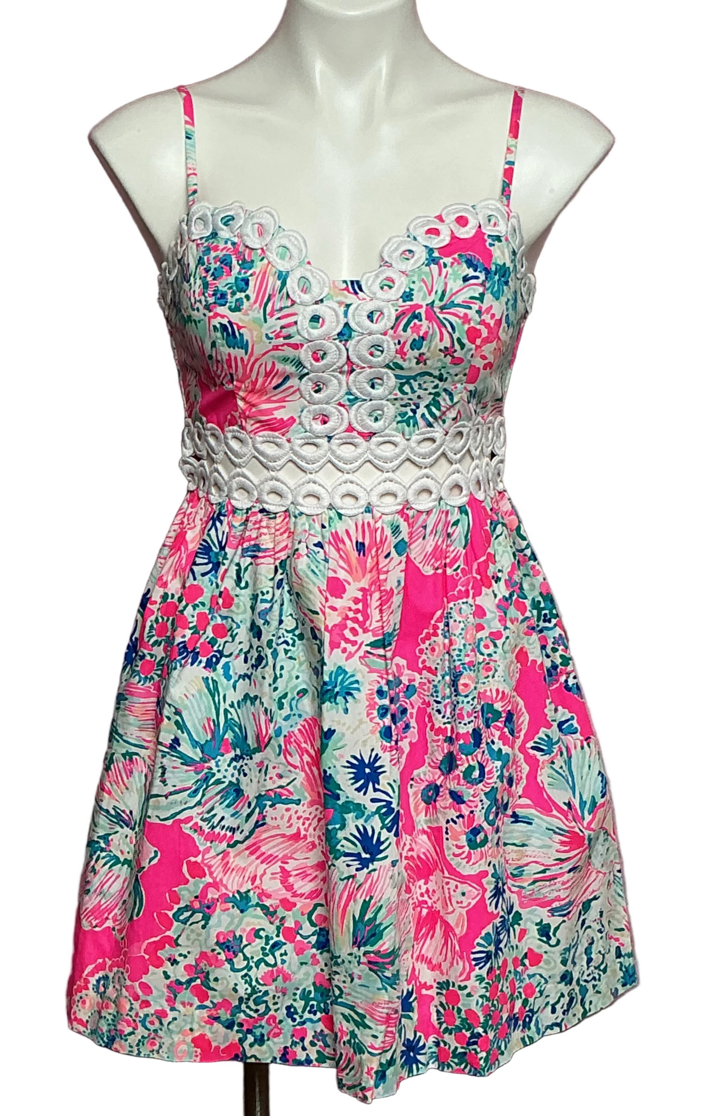 Lilly Pulitzer NWT - Rika Dress - Tiki Pink Gypsea Pink - Size 4