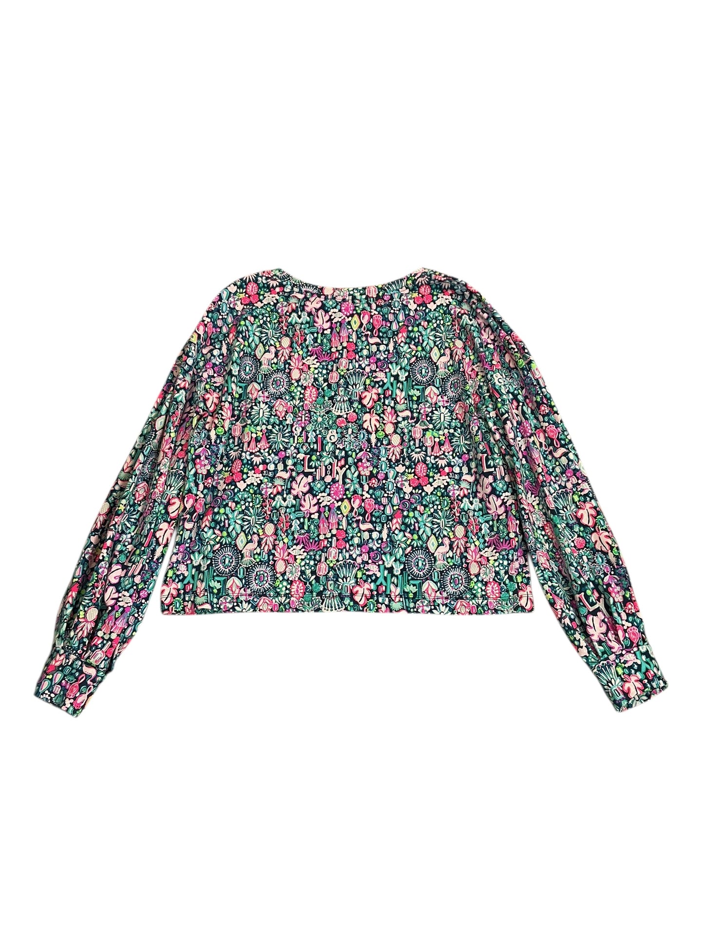 Lilly Pulitzer Kamala Sweatshirt Low Tide Navy Jewely - Size L
