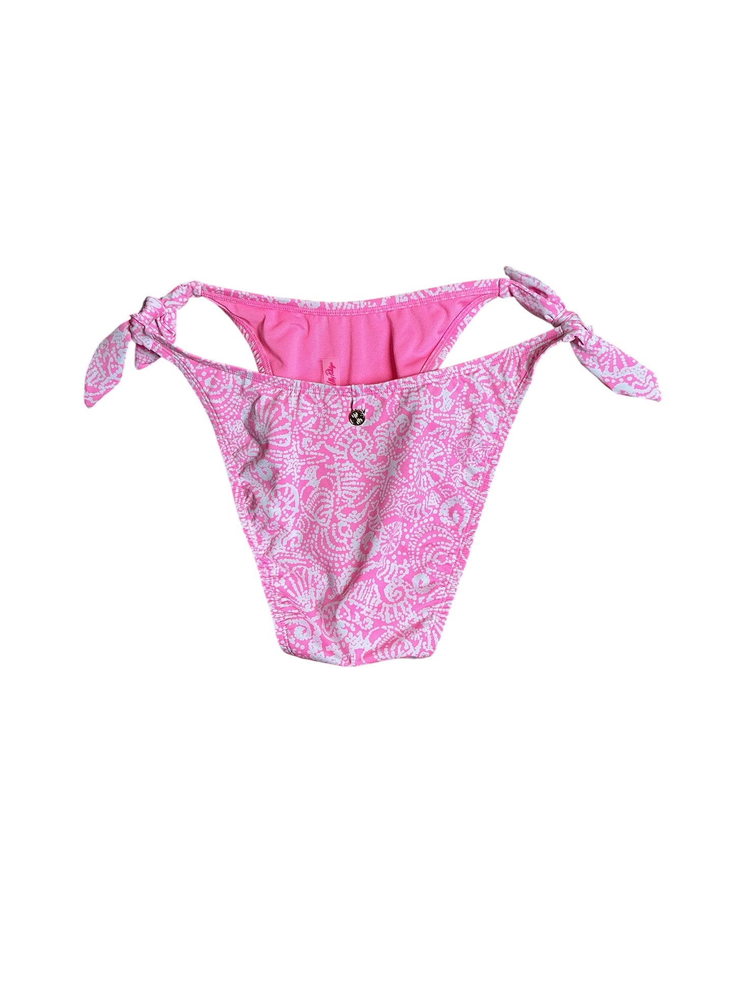 Lilly Pulitzer NWT Swimsuit Roga Bikini Bottom - Rousseau Pink Tidepool Treasures - Size 10