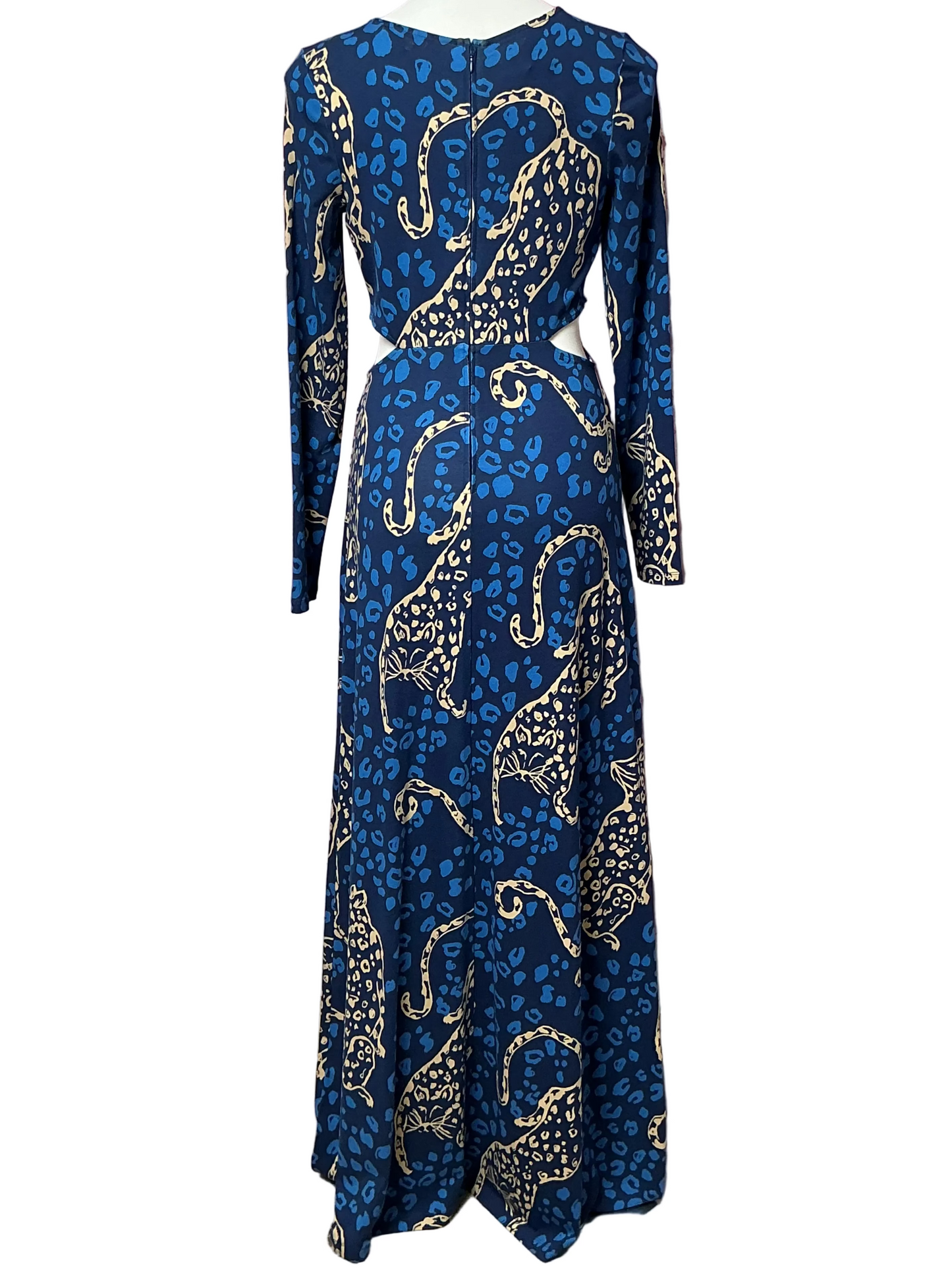 Lilly Pulitzer NWT - Stirling Long Sleeve Maxi - Low Tide Navy Oversized Easy To Spot - Size M