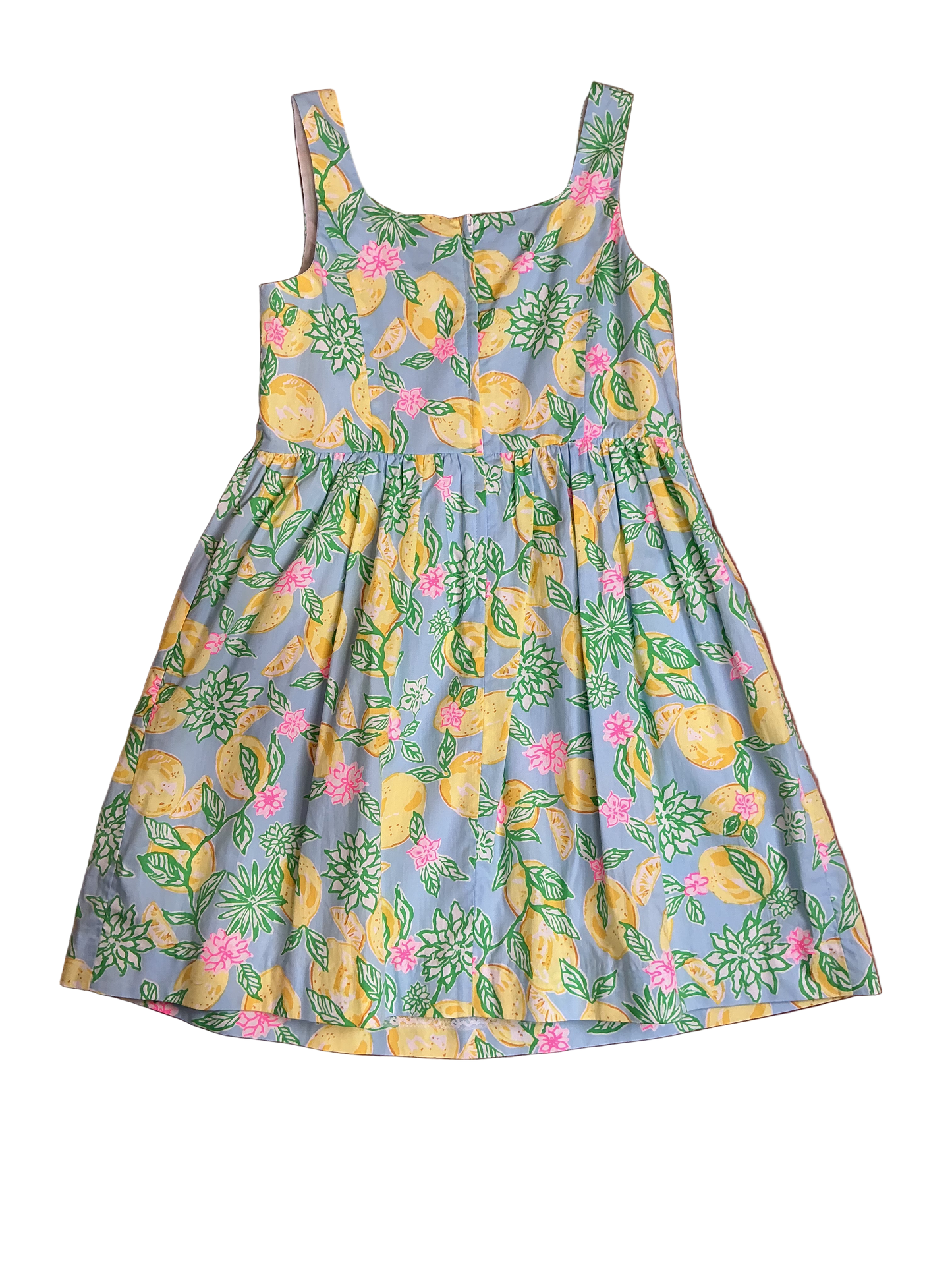Lilly Pulitzer NWT Bellefleur Dress Bluette Make Lemonade - Size 14
