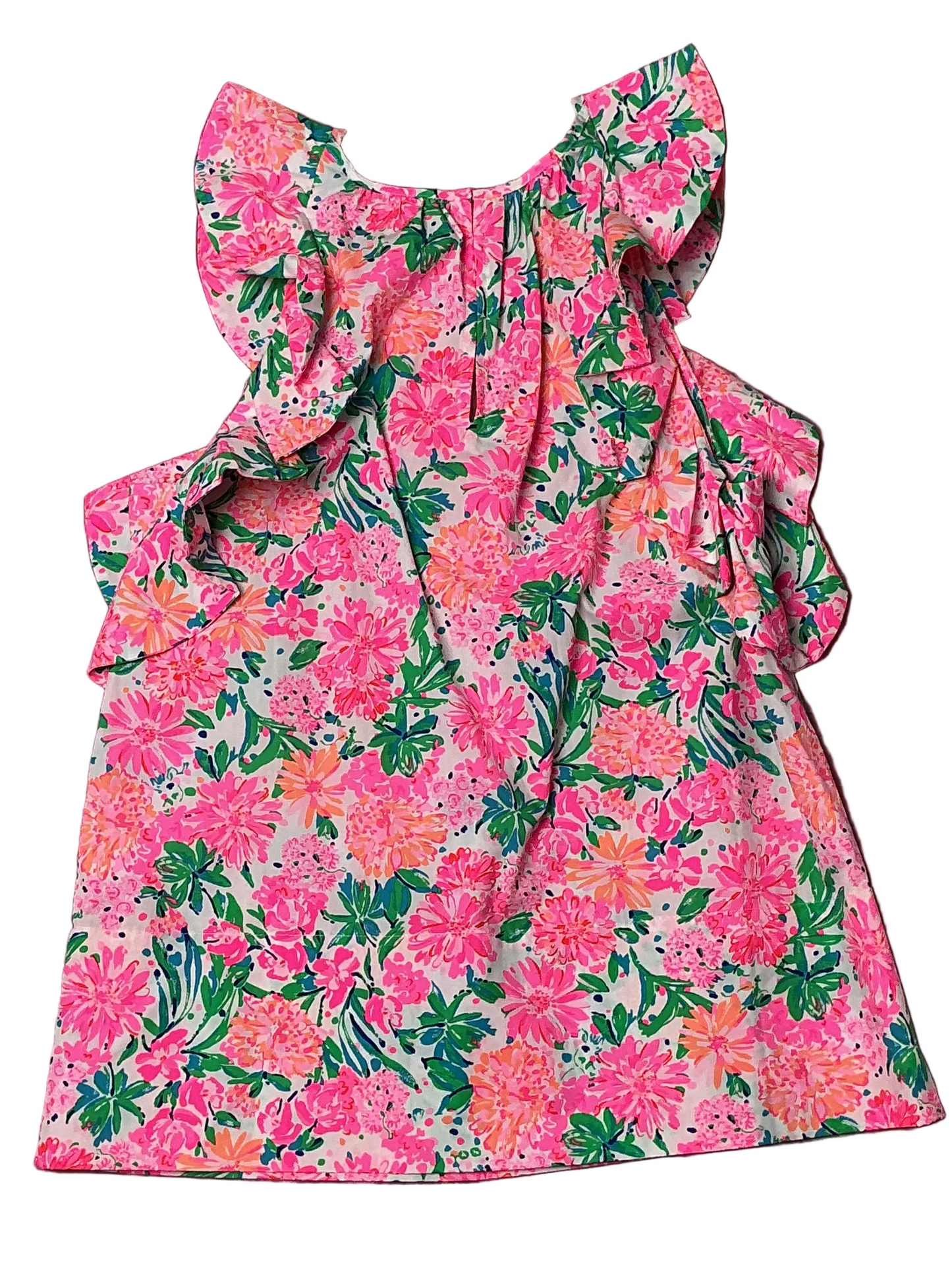 Lilly Pulitzer Ruffle Sleeve Top - Size XS