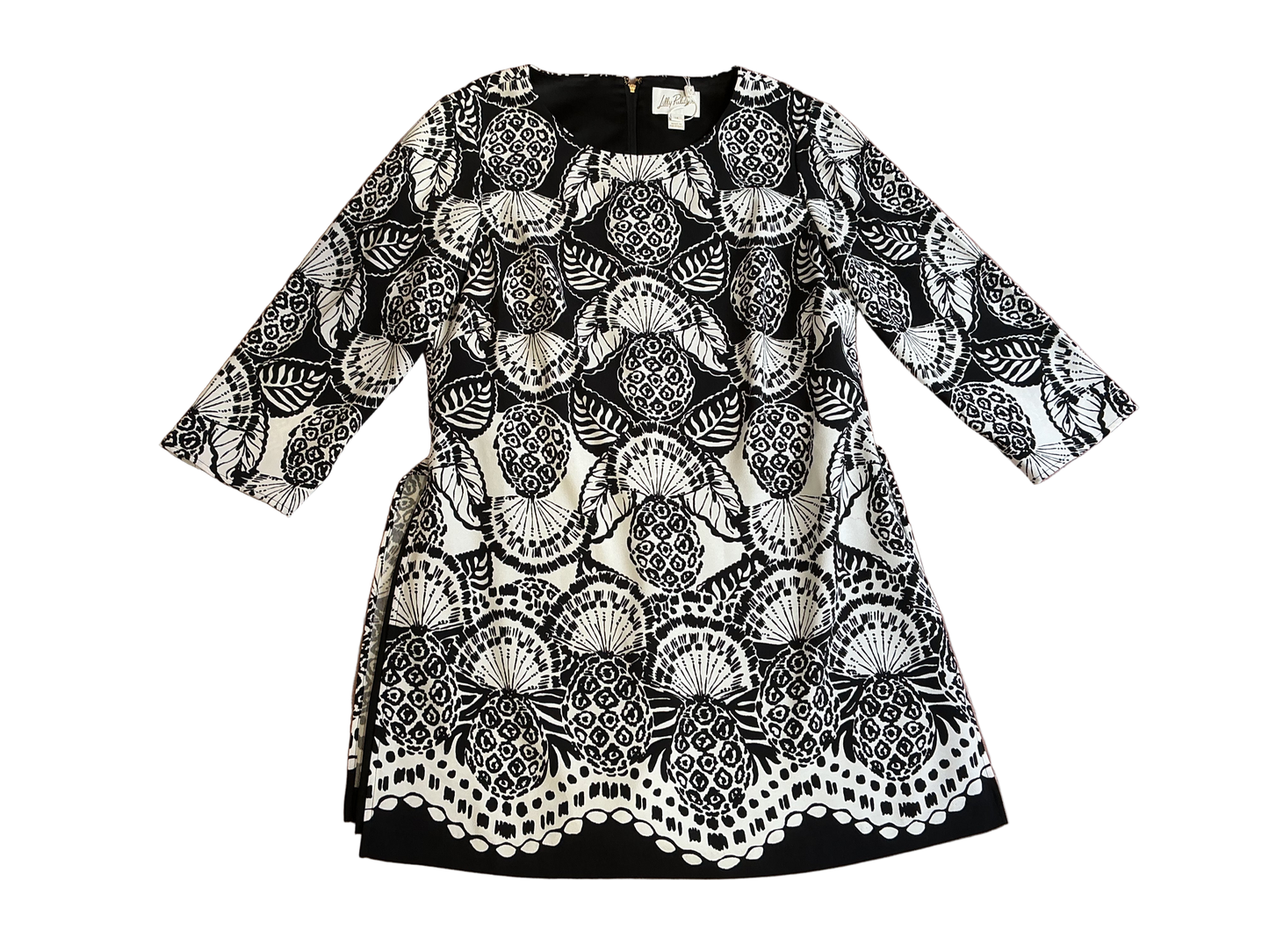 Lilly Pulitzer NWT Annwyn Long Sleeve Romper Coconut Pineapple Princess Engineered Romper - Size 14