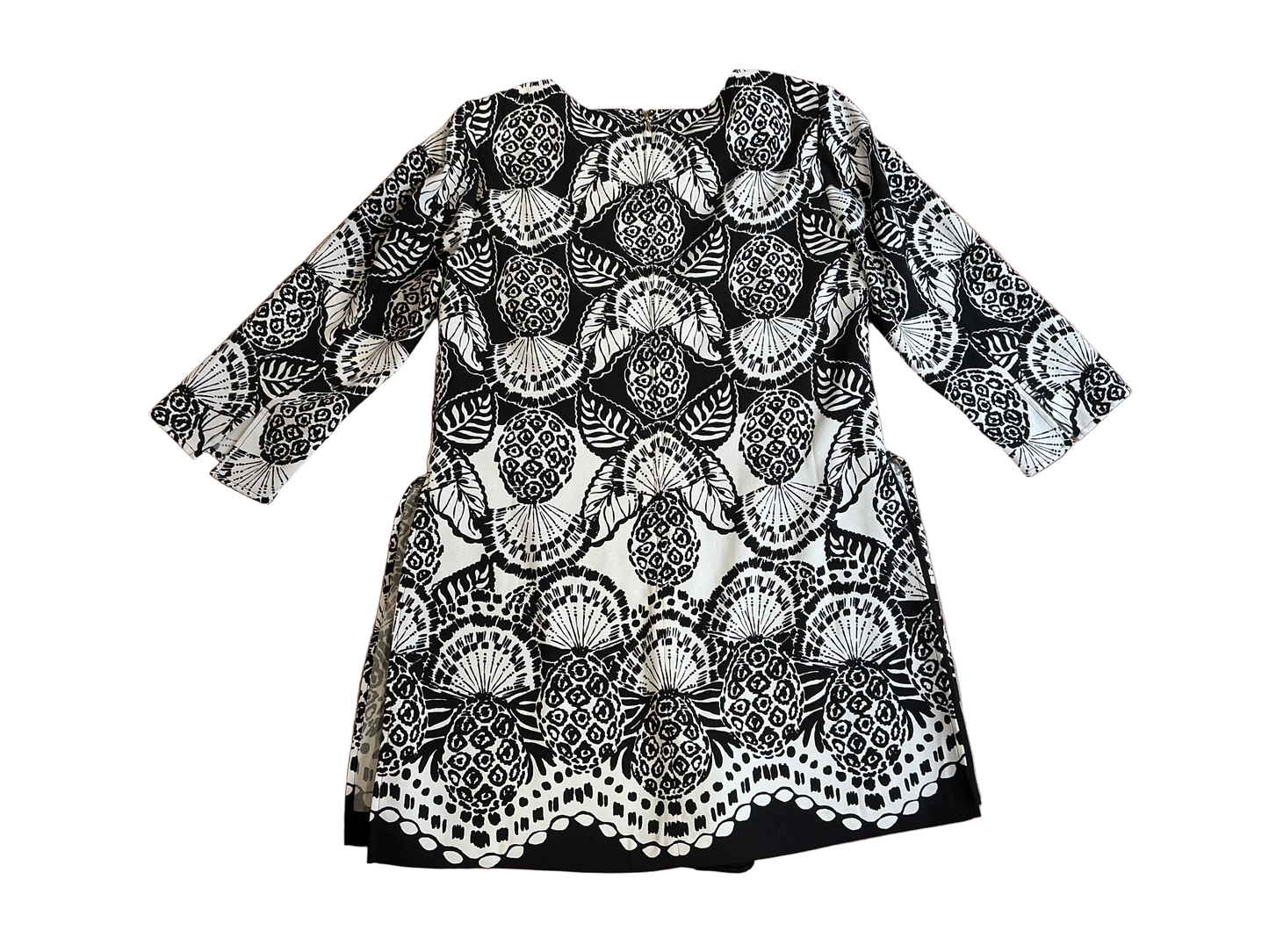 Lilly Pulitzer NWT Annwyn Long Sleeve Romper Coconut Pineapple Princess Engineered Romper - Size 14