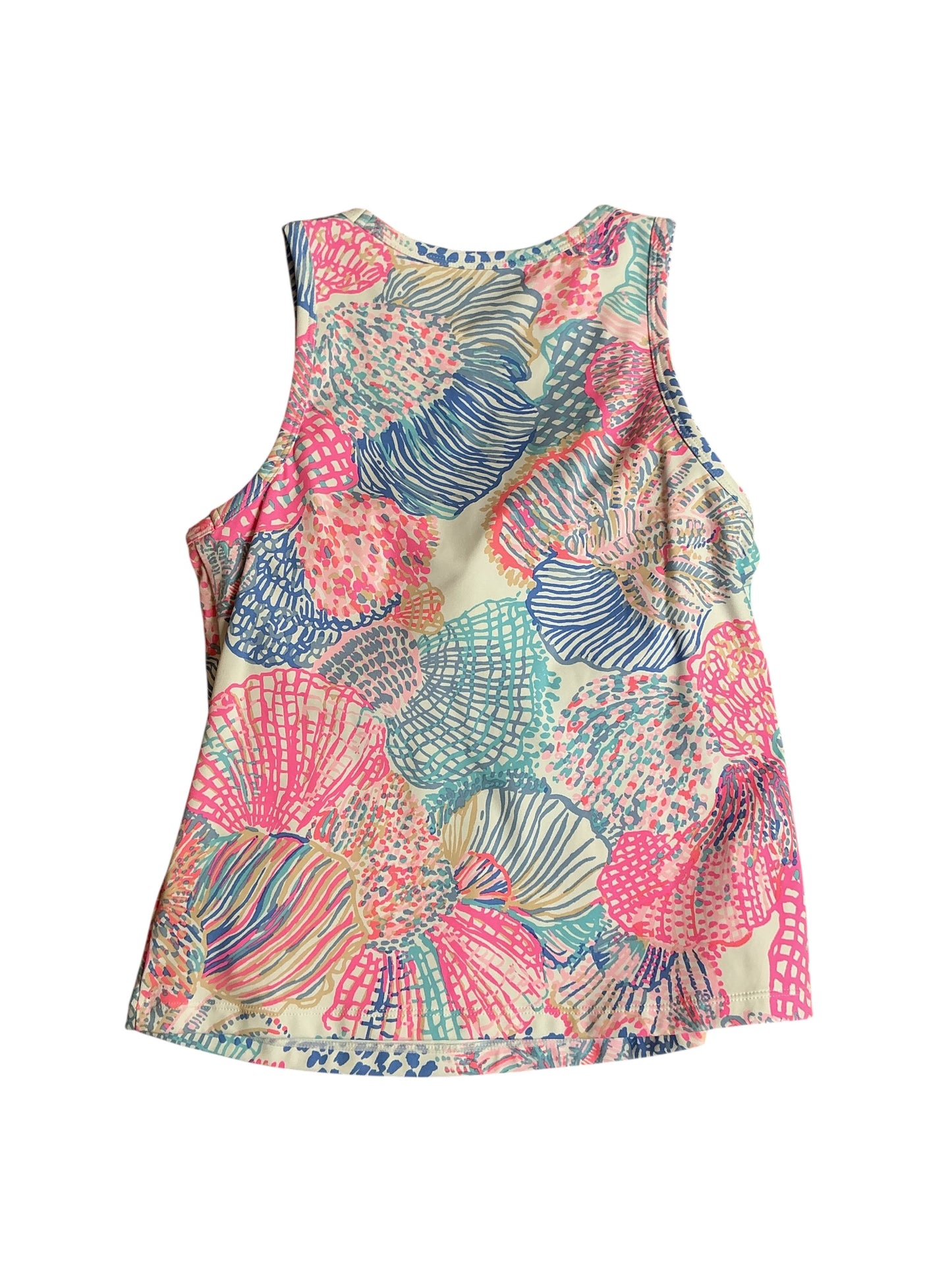 Lilly Pulitzer NWT Candia Active Bra Tank UPF 50+ Multi Roar If The Seas - Size S