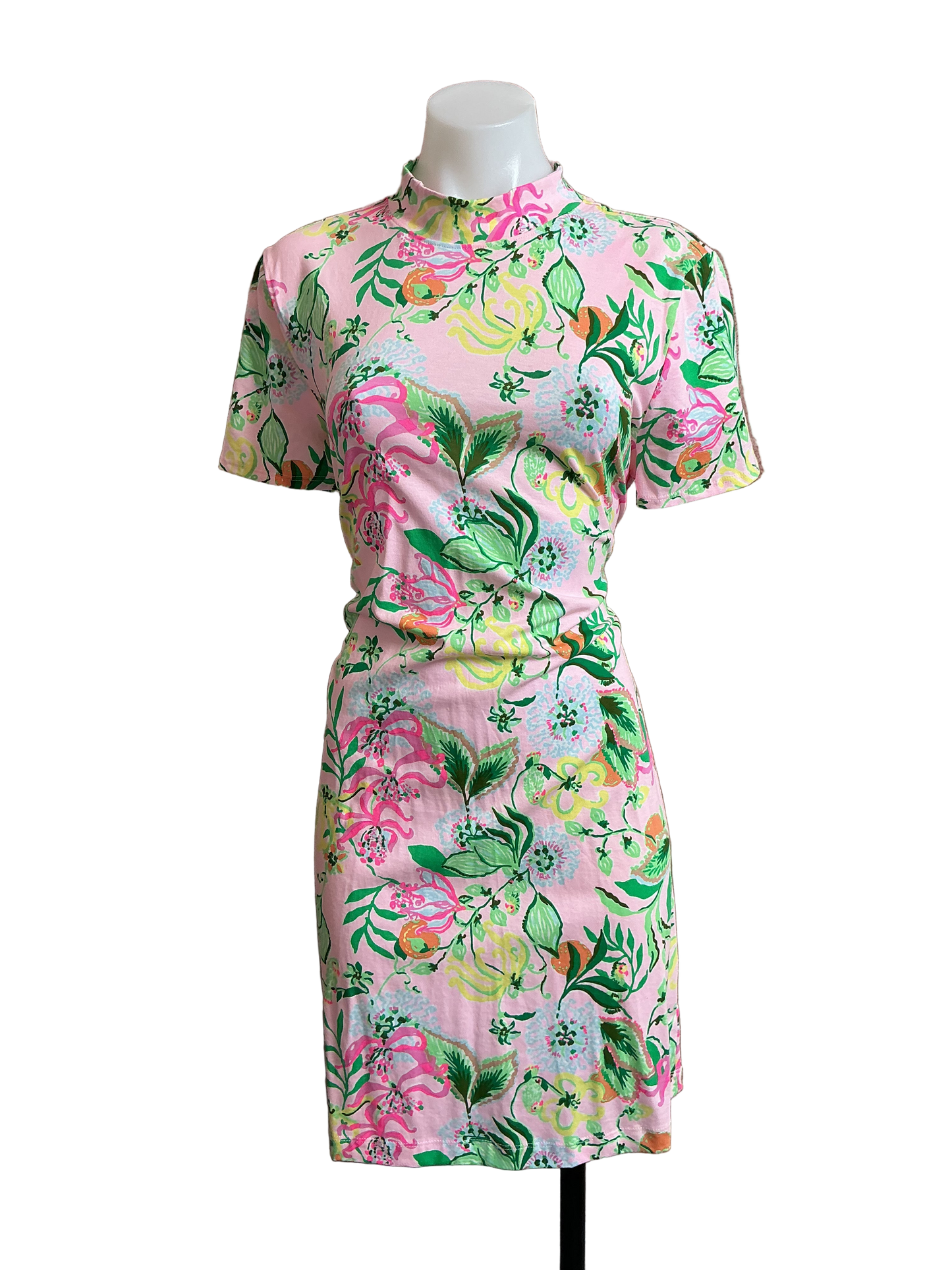 Lilly Pulitzer NWT Hallie Short Sleeve Dr Multi Via Amore Spritzer - Size L