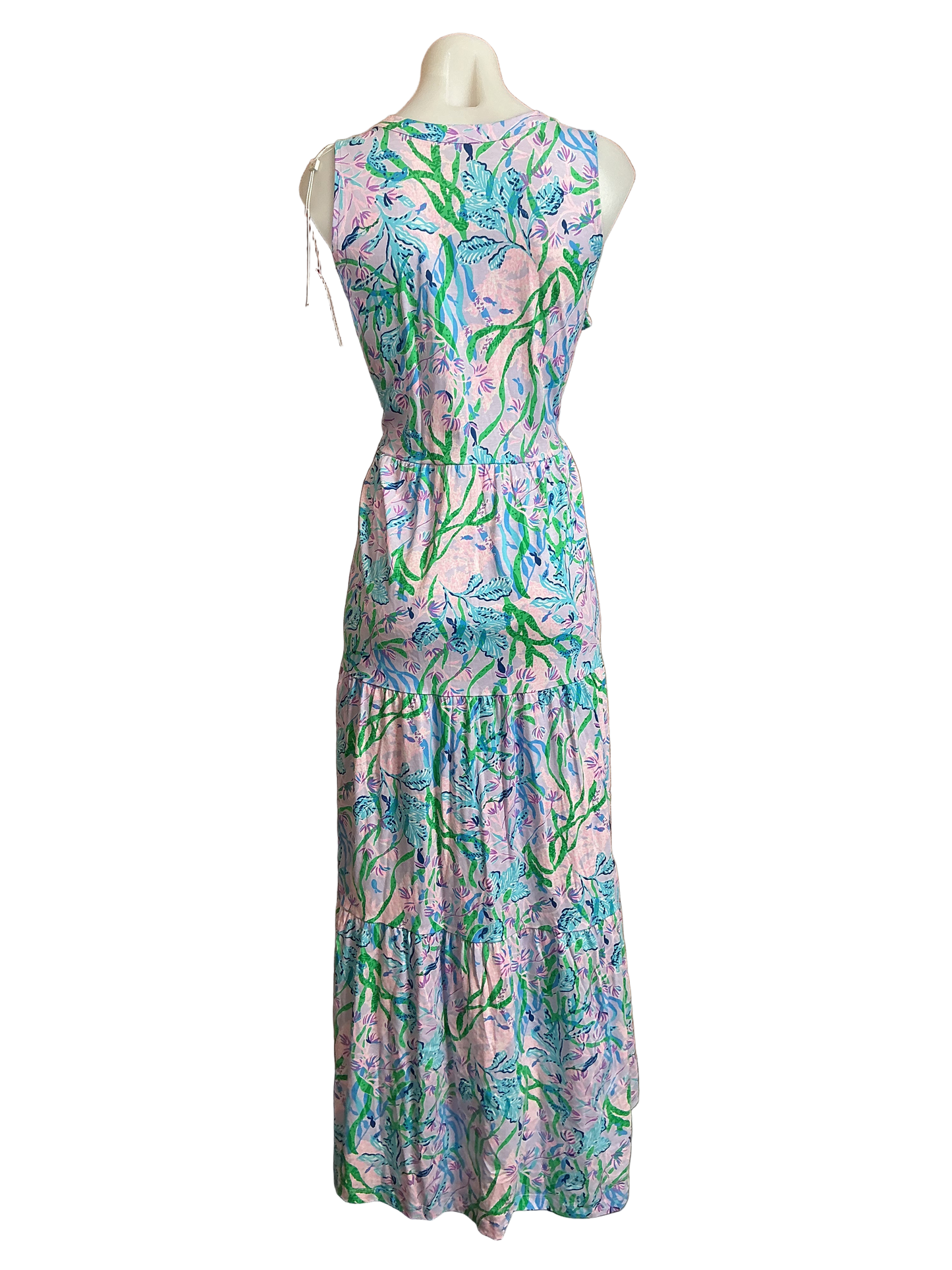Lilly Pulitzer NWT Sydnee Maxi Dress Multi Seacret Escape - Size S