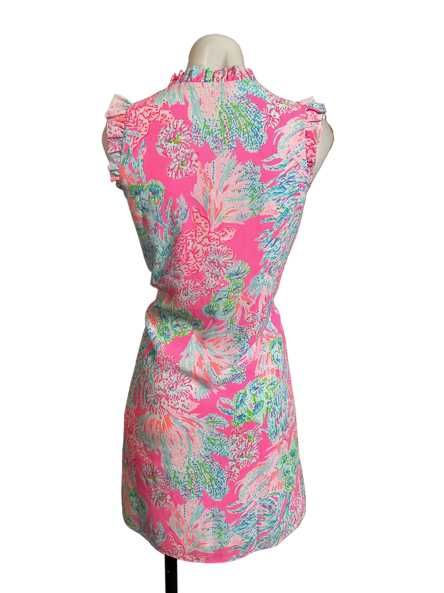 Lilly Pulitzer NWT Cally Soft Shift Prosecco Pink Seaing Things - Size 4