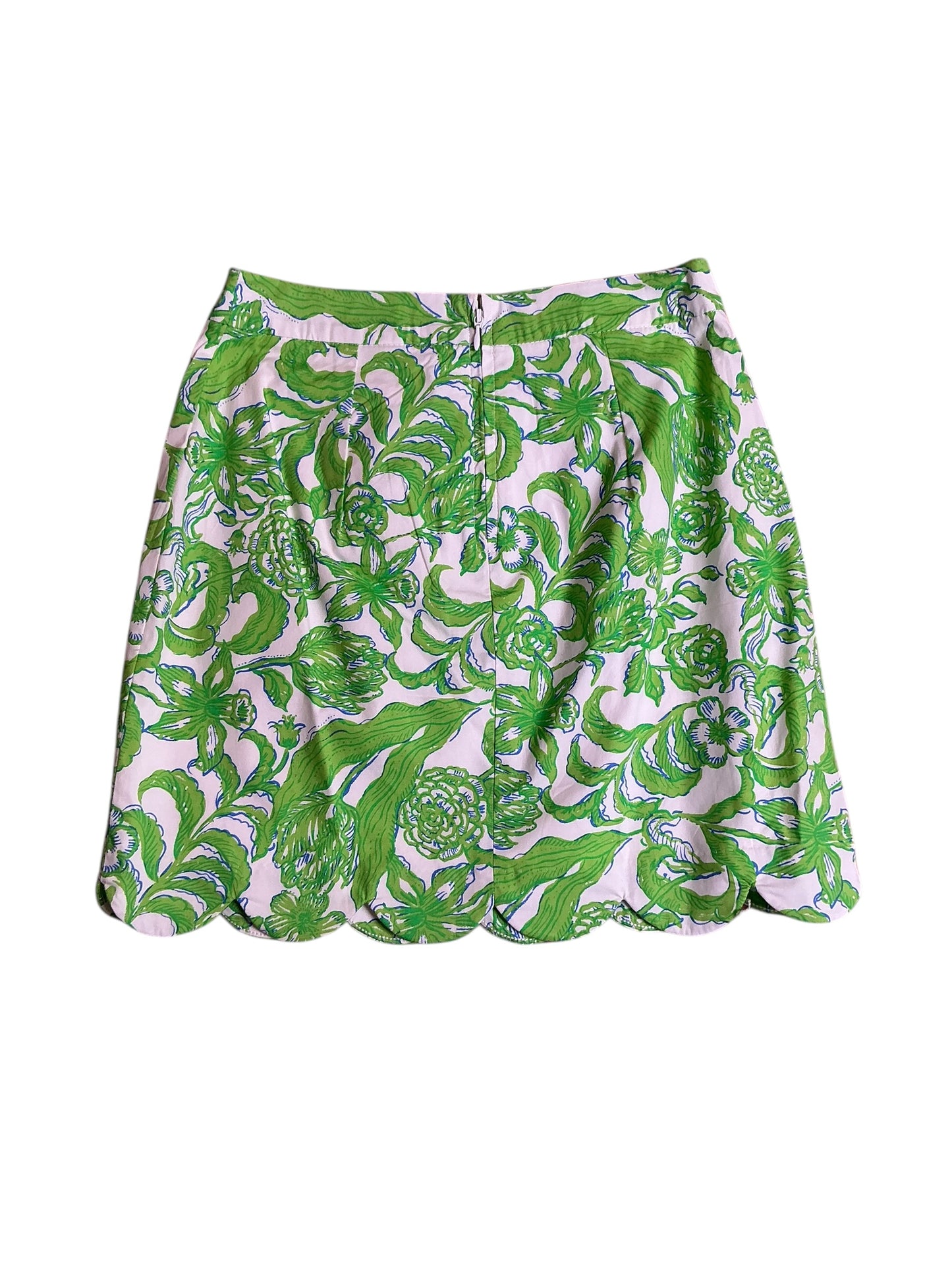 Lilly Pulitzer NWT Tropper Mini Skirt Resort White Daffodil Hill - Size 0