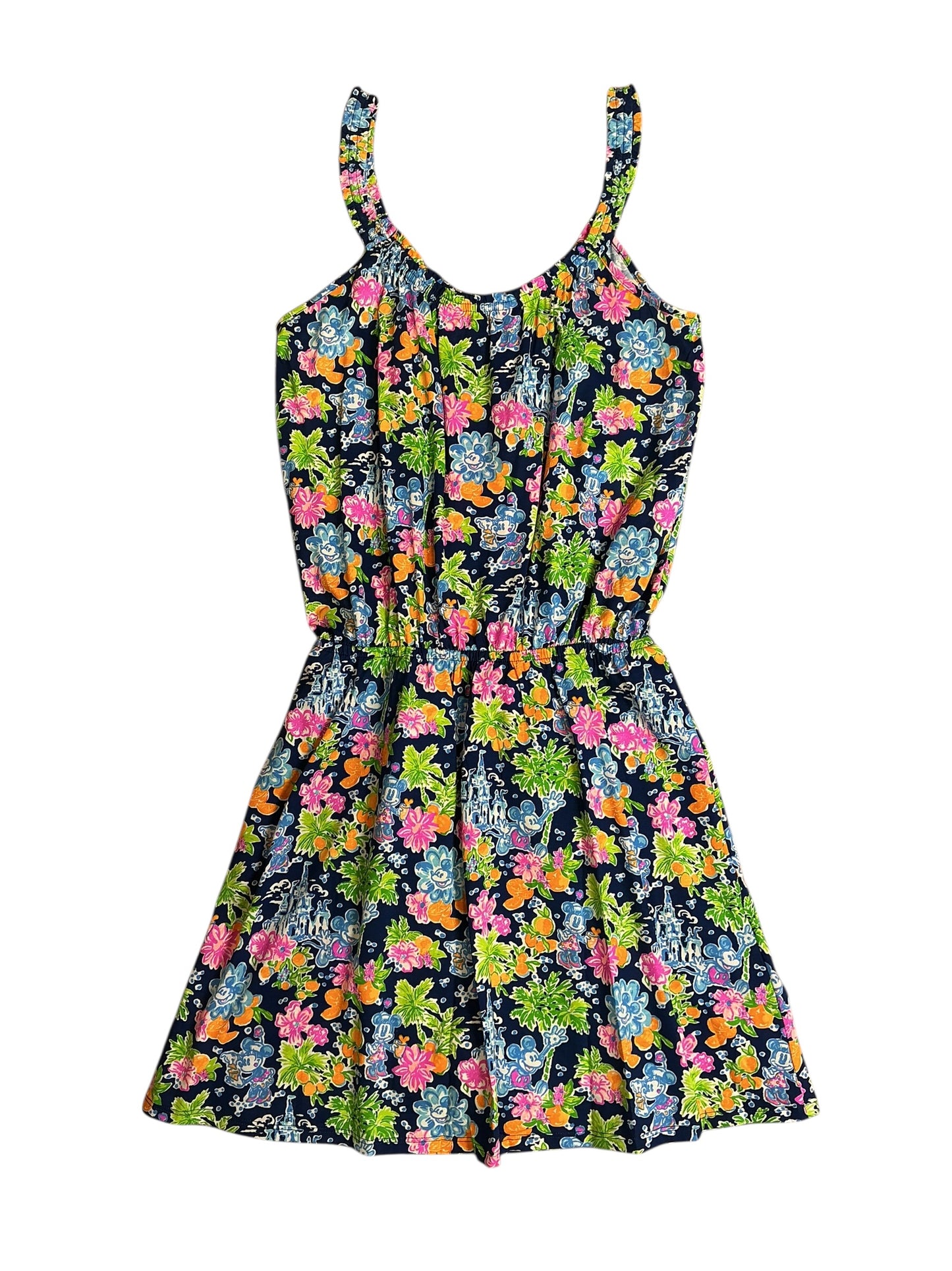 Lilly Pulitzer NWT Loro Romper - Aegean Navy Lilly Loves Disney - Size S