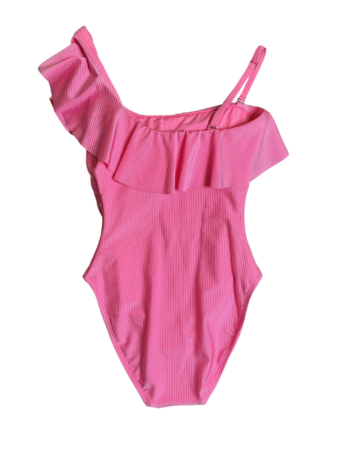 Lilly Pulitzer NWT Caelum Ruffle One Piece Swimsuit - Rousseau Pink - Size 6