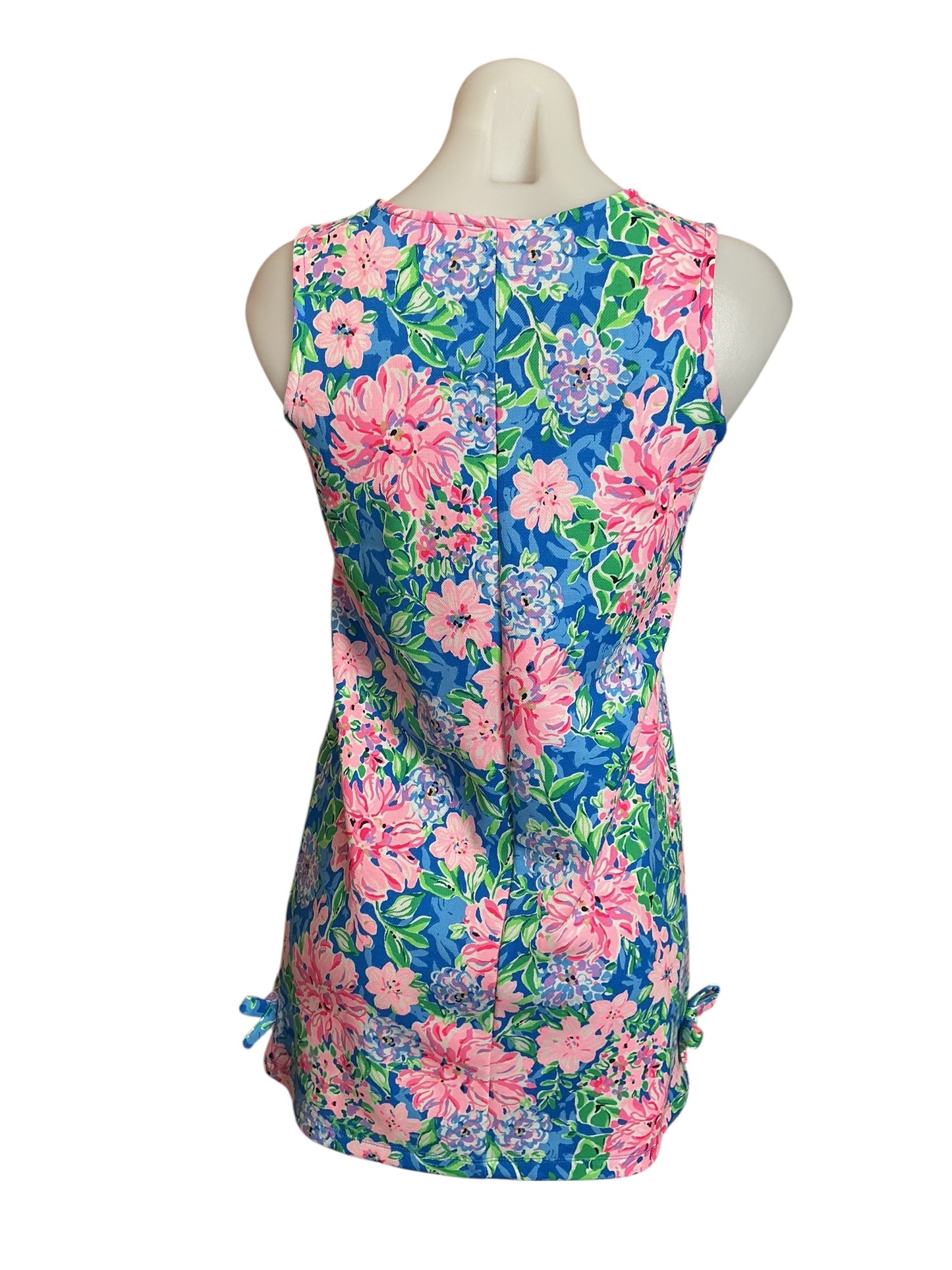 Lilly Pulitzer NWT Girls Little Lilly Knit Shift Dress Multi Spring In Your Step - Size XL (12-14)