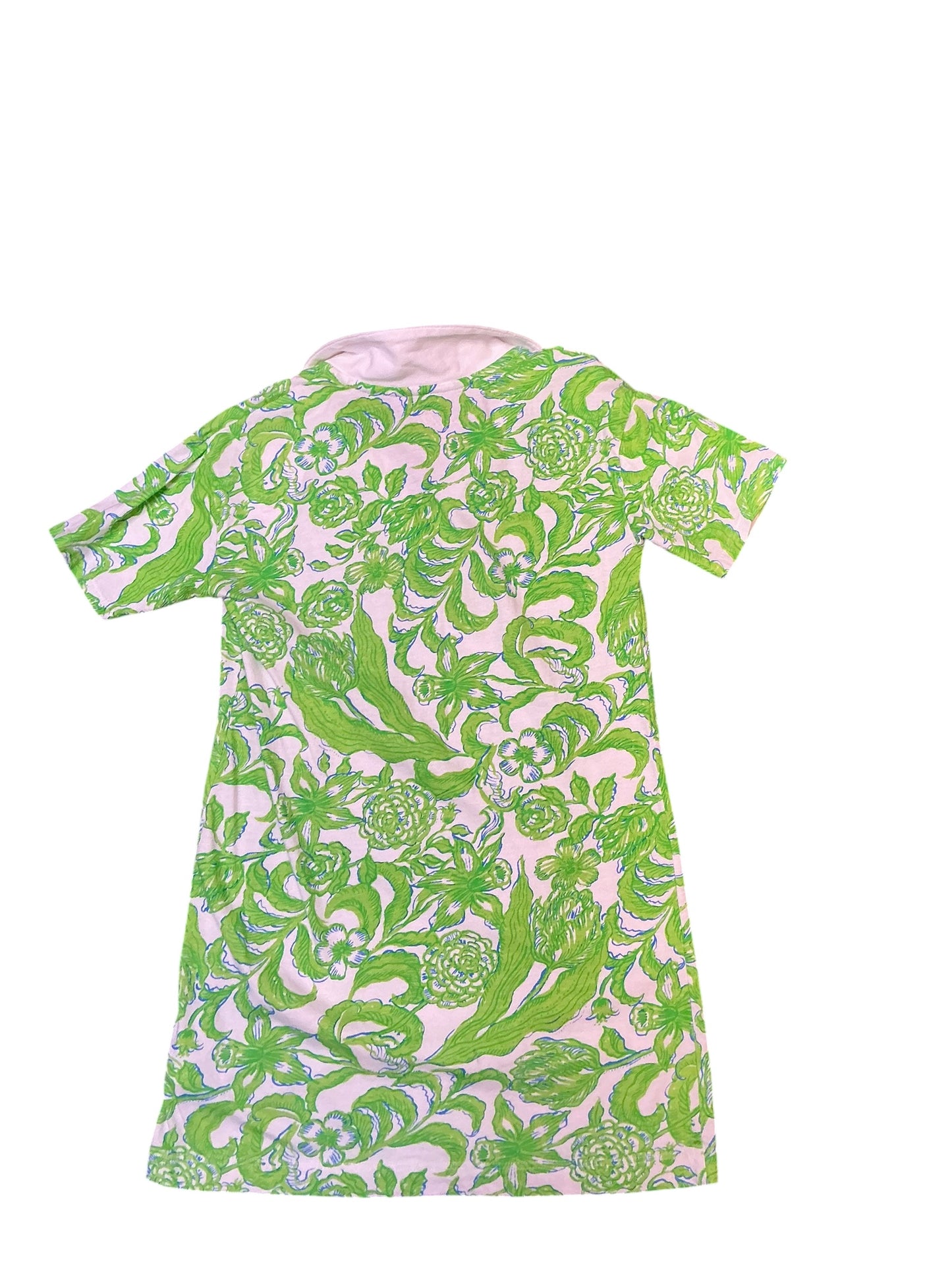 Lilly Pulitzer Girls Mini Alden Dress Resort White Daffodil Hill - Size M (6-7)