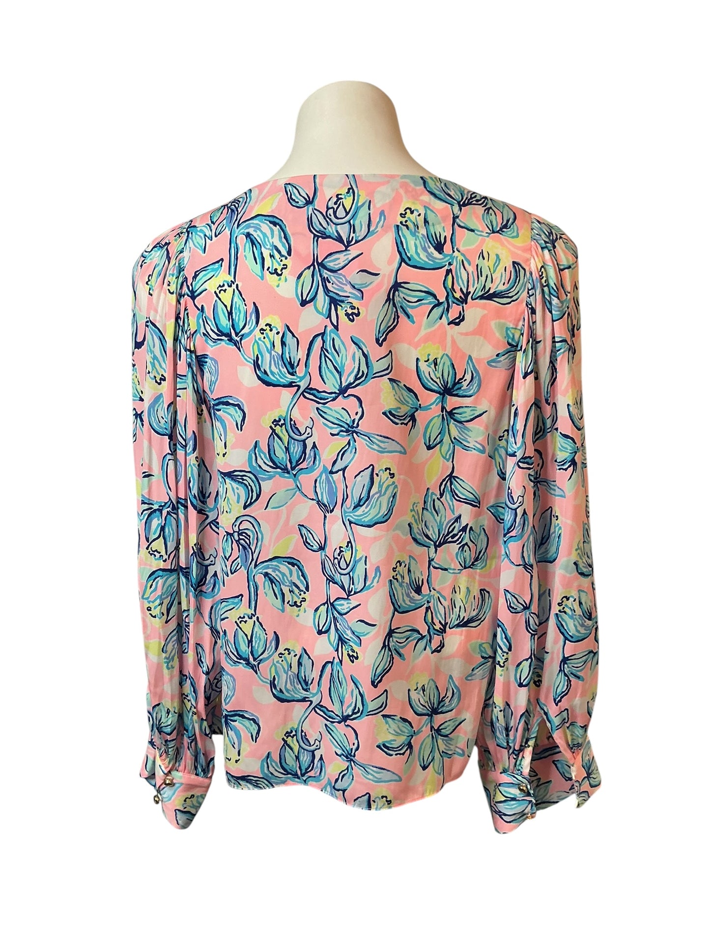 Lilly Pulitzer NWT Maisel Top Sweet Pea Pink Chasing The Sun Small - Size S
