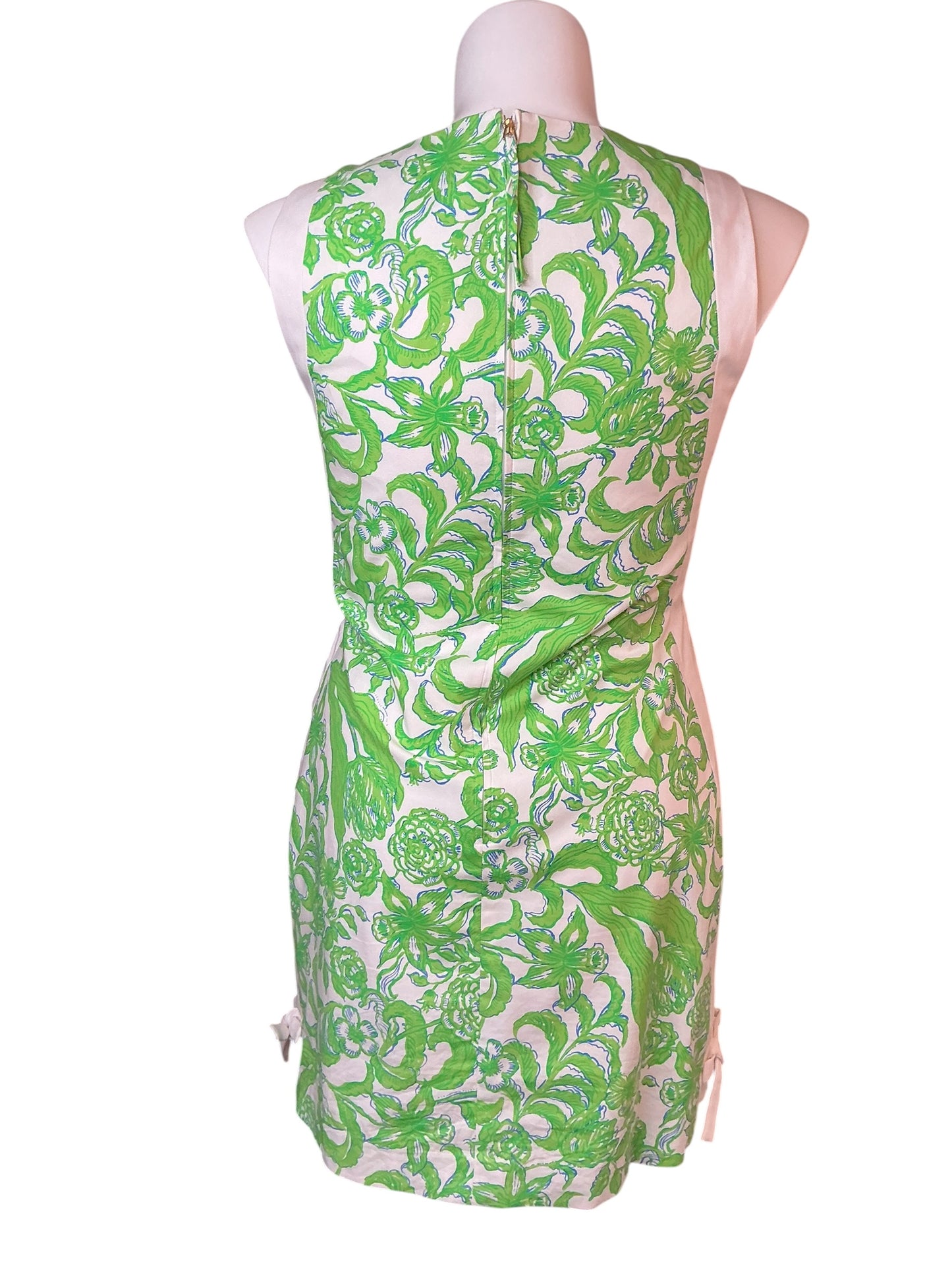 Lilly Pulitzer Stretch Shift Dress Resort White Daffodil Hill - Size 12