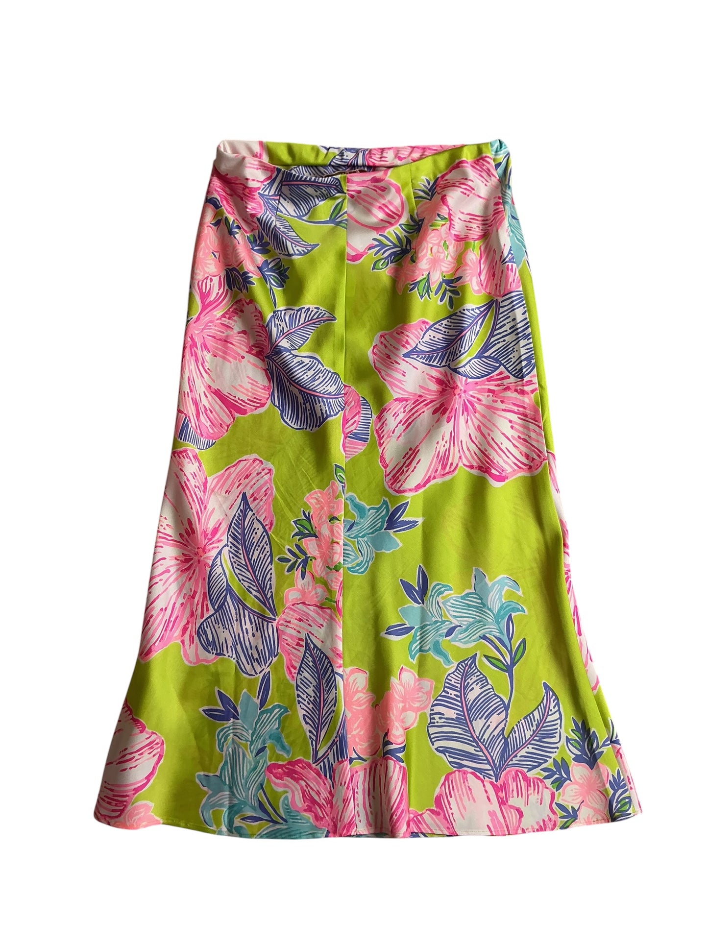 Lilly Pulitzer Cory Midi Skirt Matcha Green Boho Babe - Size 2
