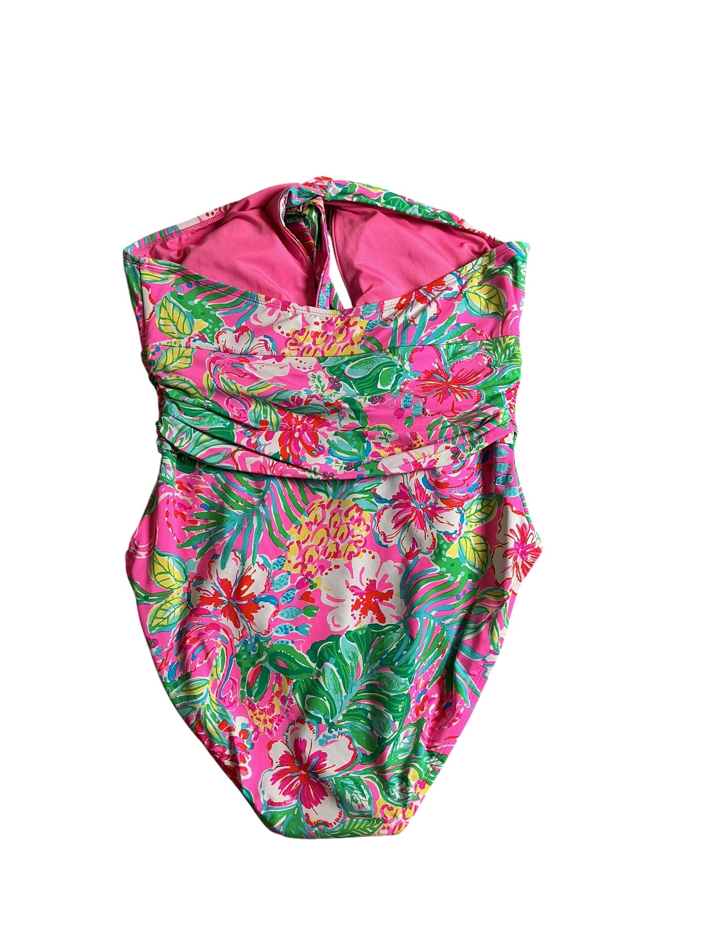 Lilly Pulitzer Ledger One-Piece Swimsuit Journey To Jungle - Size 16