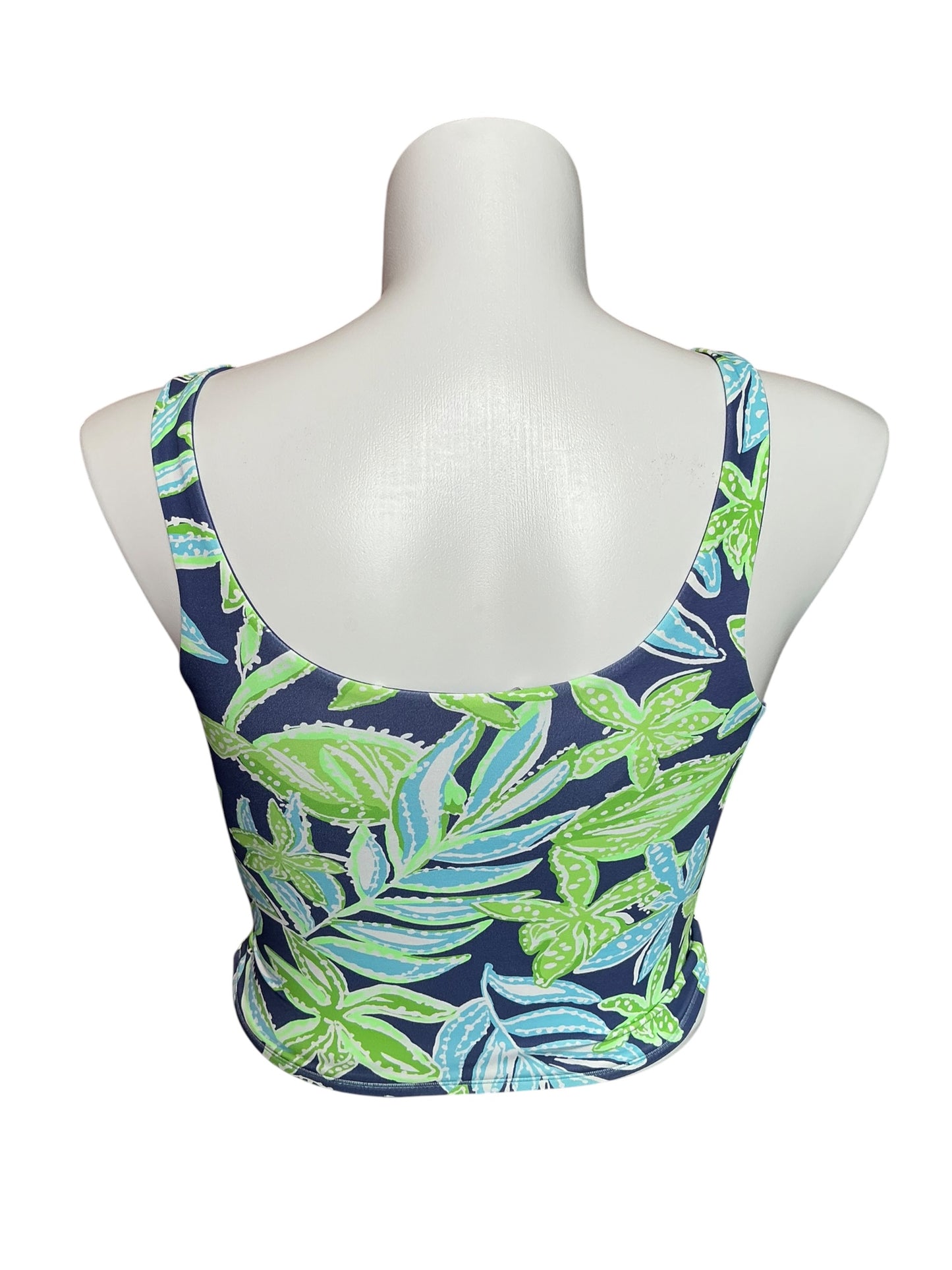 Lilly Pulitzer Ari Reversible Active Top Tropical Tango NWT Size S