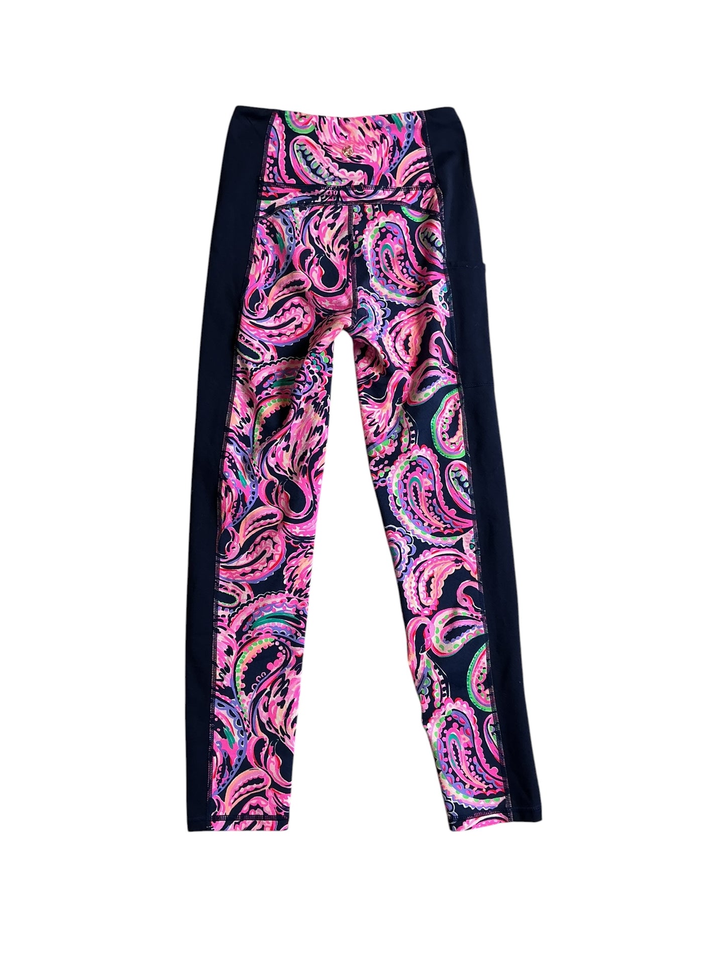 Lilly Pulitzer Weekender High Rise Midi High Tide Navy Flock To The Top - Size XS