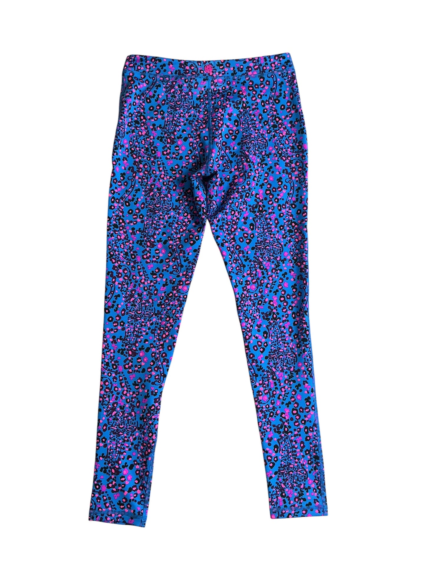 Lilly Pulitzer NWT Girls Mini Weekender Legging Blue Flare Growl and Prowl - Size XL (12-14)