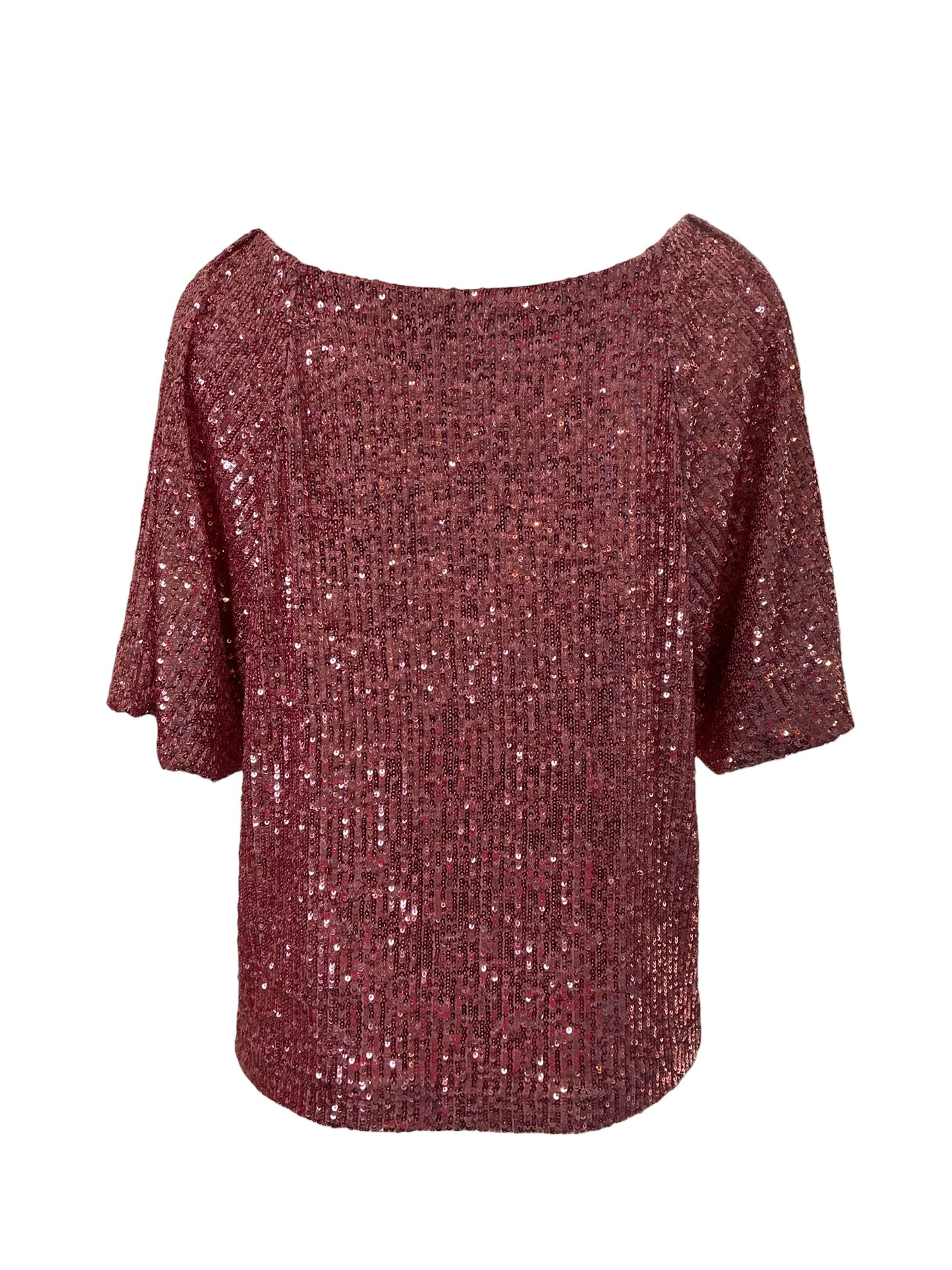 Lilly Pulitzer Cressida Sequin Knit Top - Conch Shell Pink - Size S