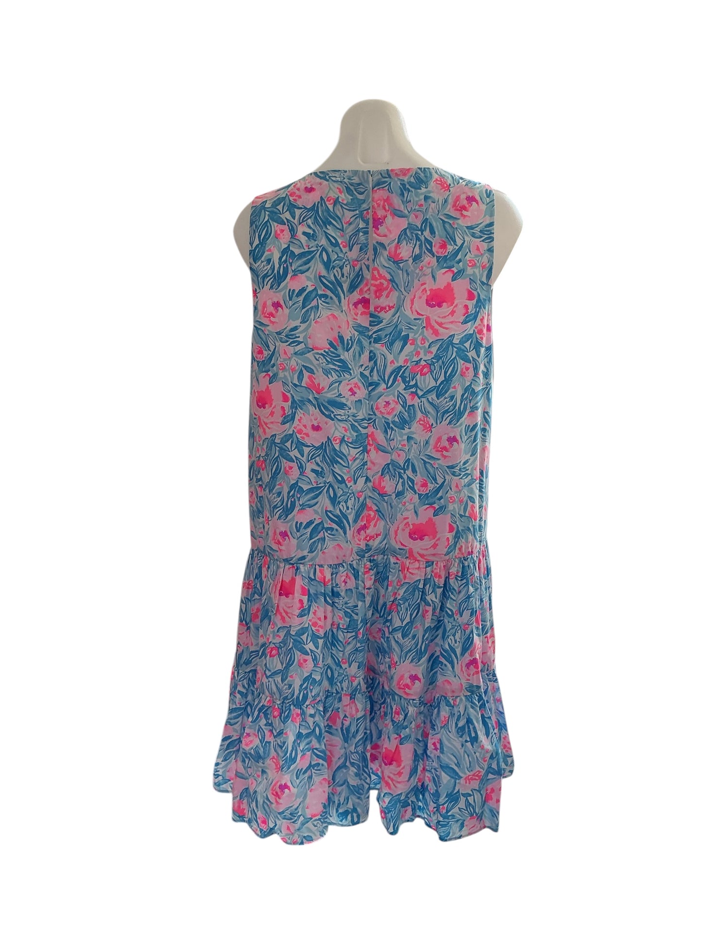 Lilly Pulitzer Trina Dress - Bondi Blue My Little Peony - Size M