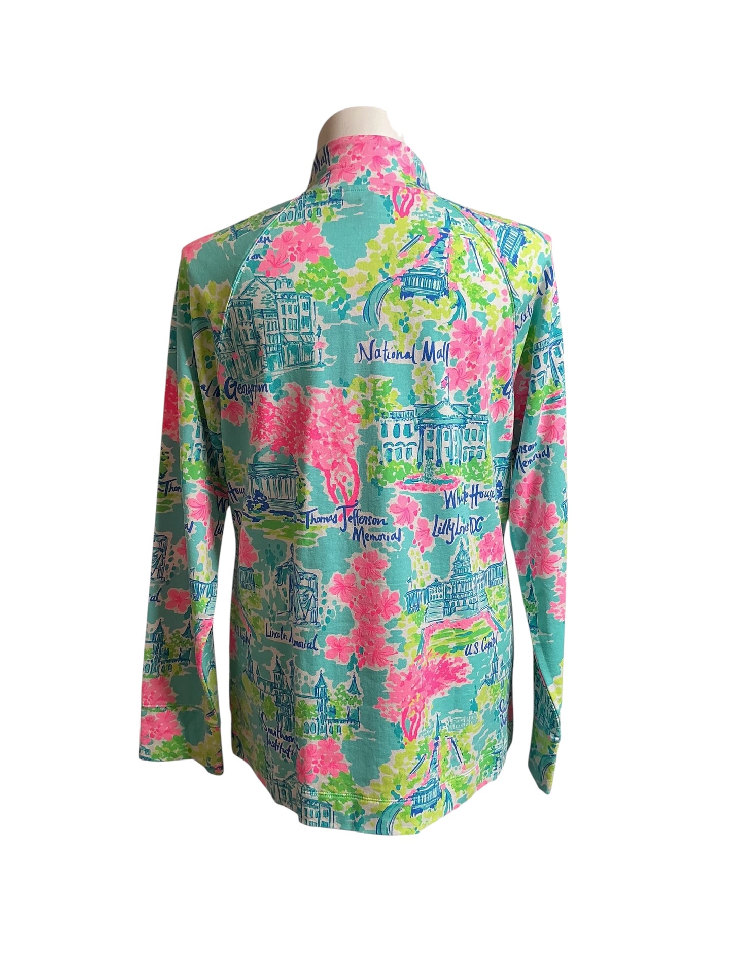 Lilly Pulitzer NWT UPF 50+ Popover Multi Lilly Loves DC - Size XXL