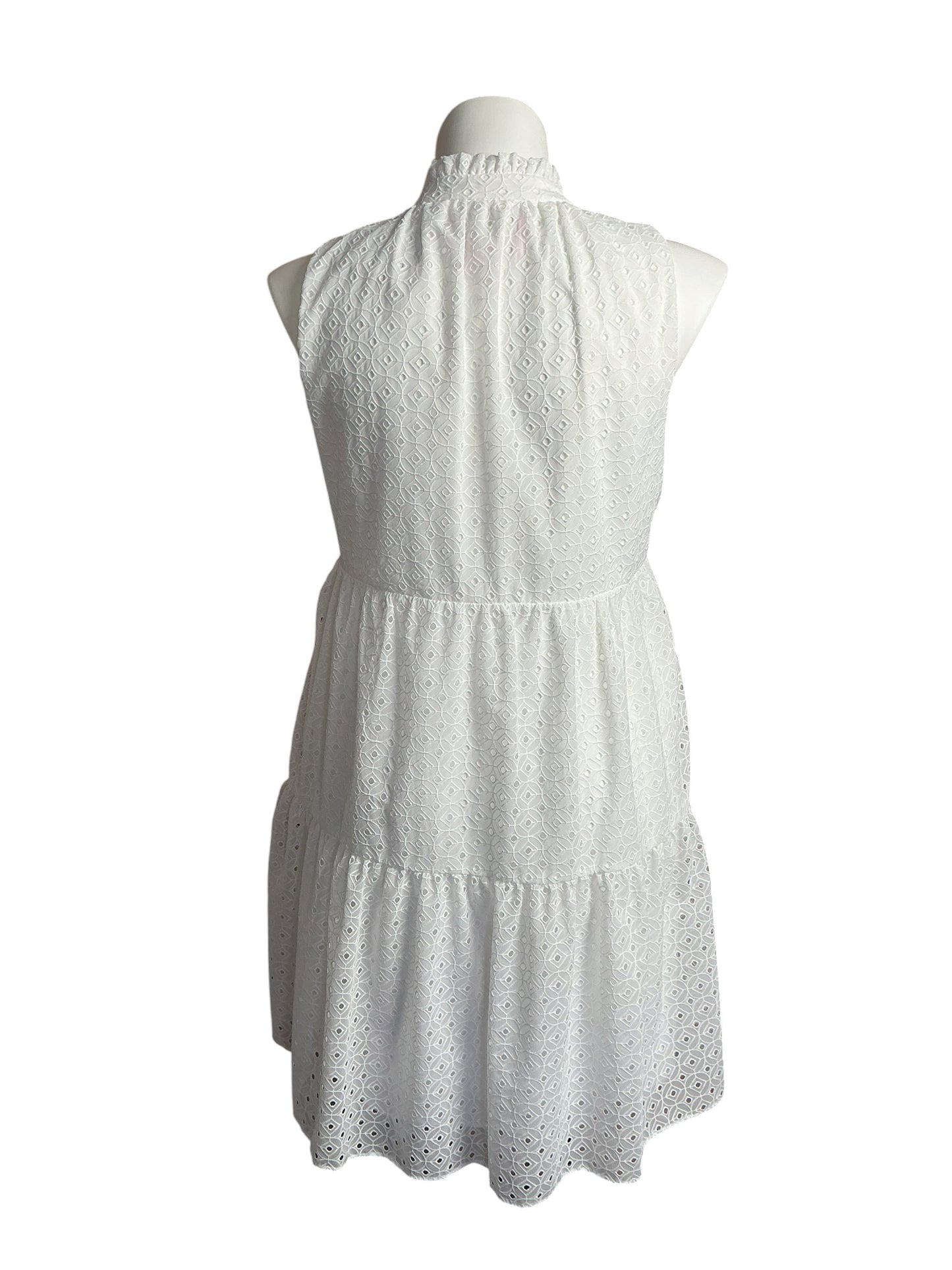 Lilly Pulitzer Novella Eyelet Swing Dress Resort White - Size L