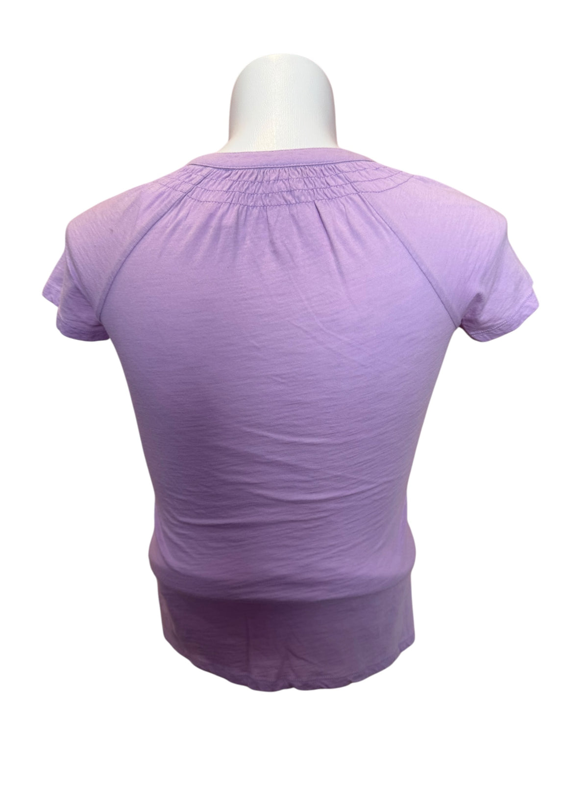 Lilly Pulitzer Short Sleeve Essie Knit Top Purple Iris - Size XXS