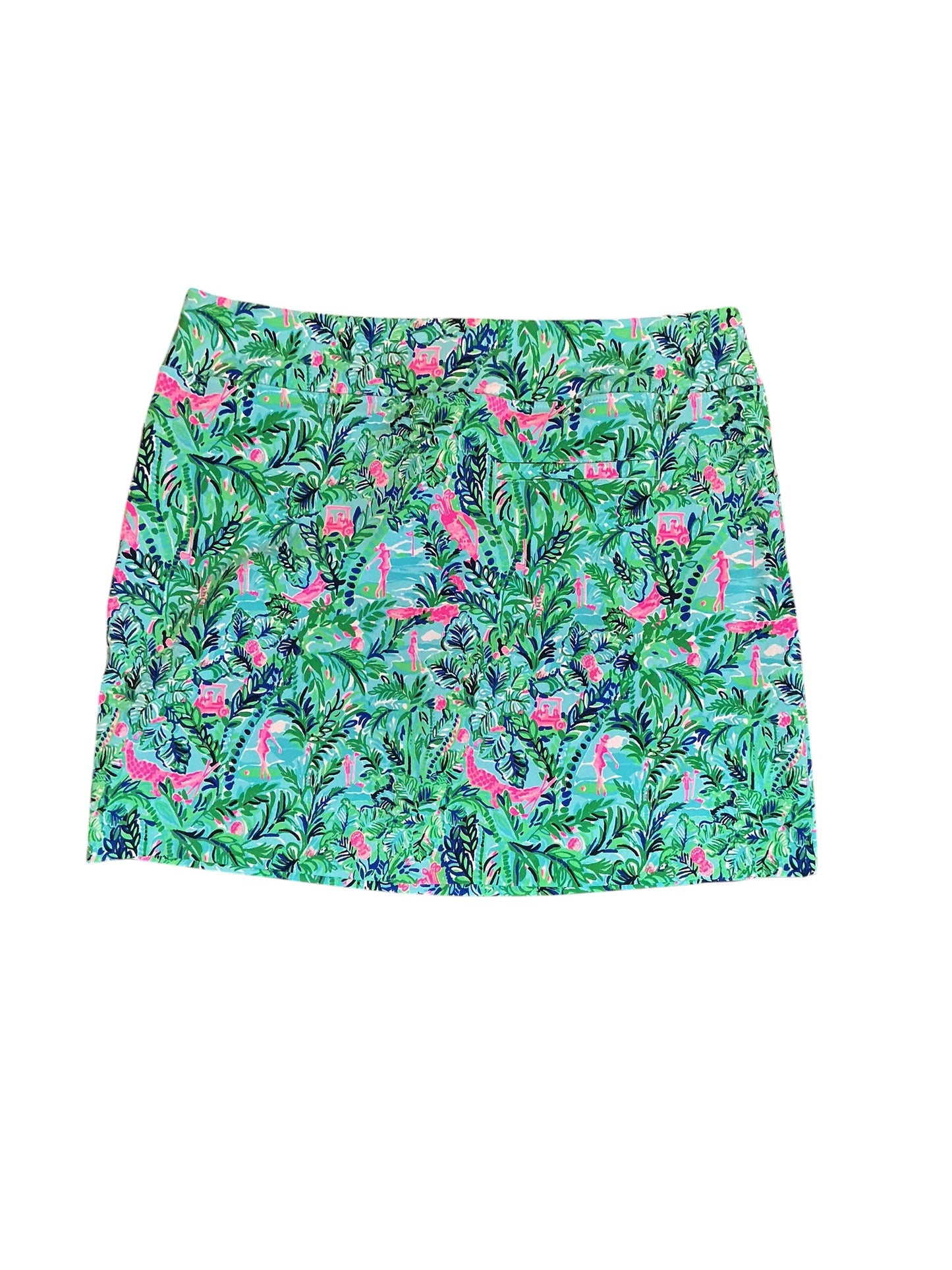 Lilly Pulitzer NWT Monica Skort UPF 50+ Blue Horizon Par Fection Golf - Size 16