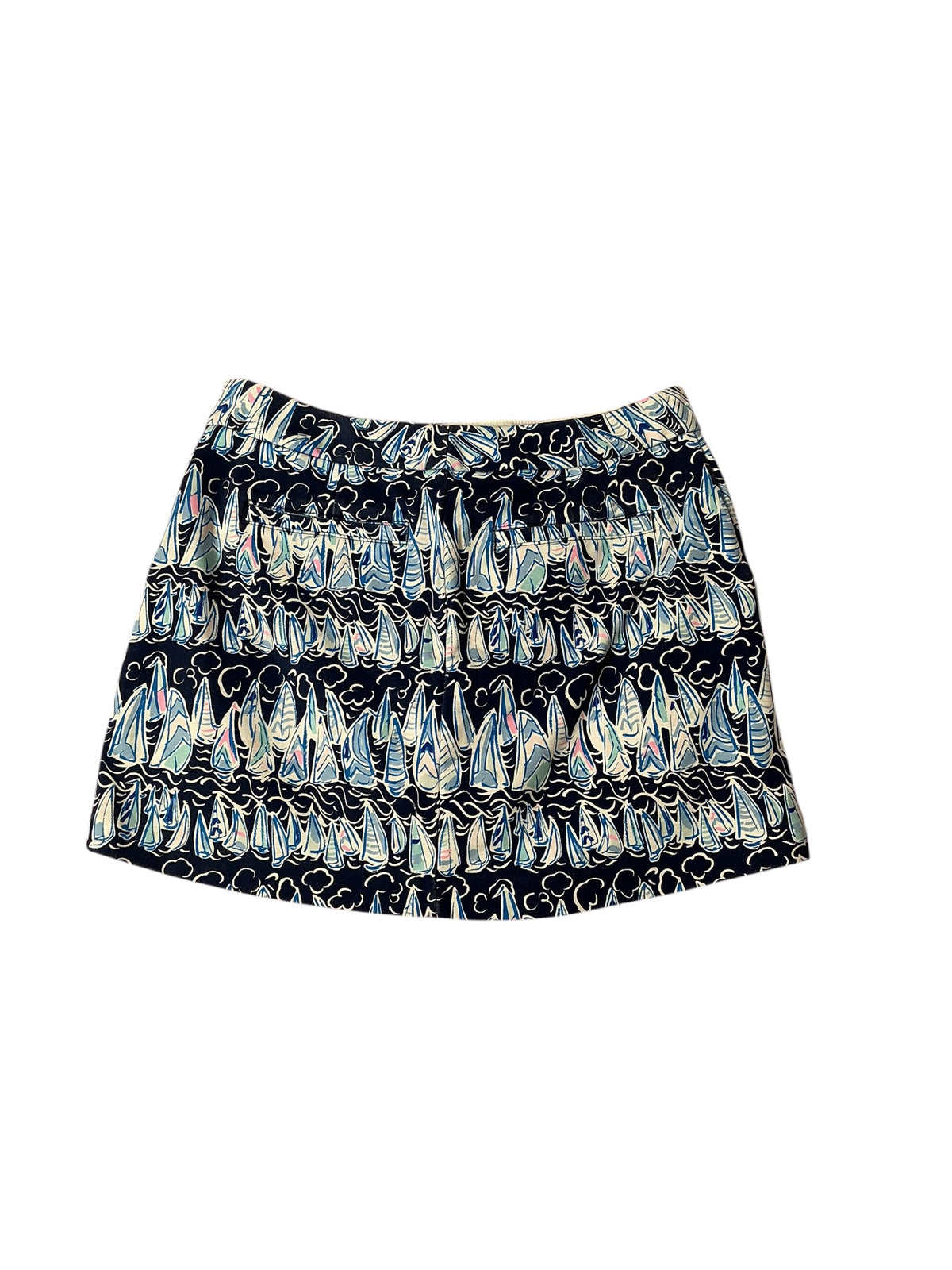 Lilly Pulitzer Colette Knit Skort Low Tide Navy Sails & Stripes - Size 0
