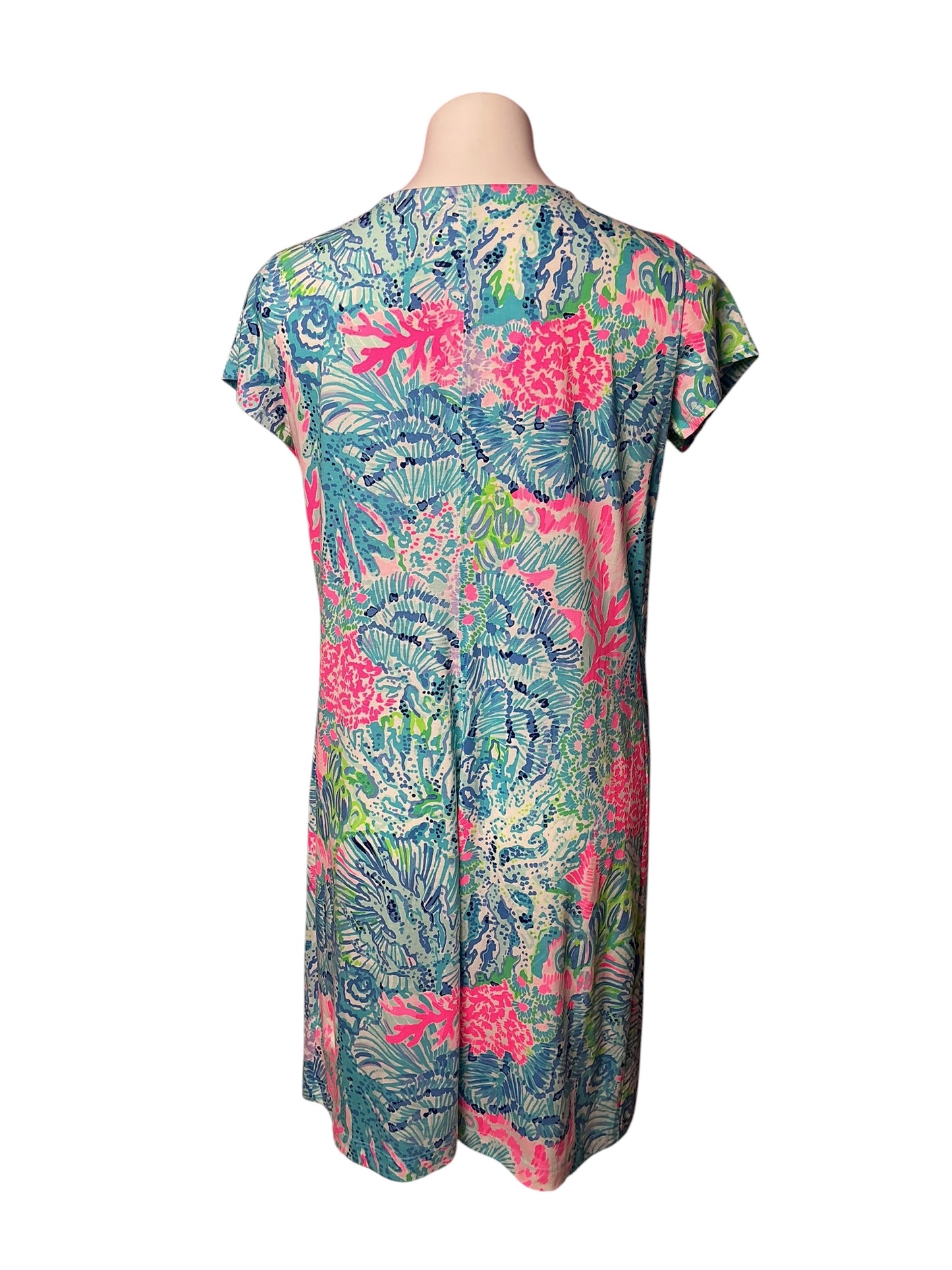 Lilly Pulitzer NWT Brewster Dress Multi Sink or Swim - Size L