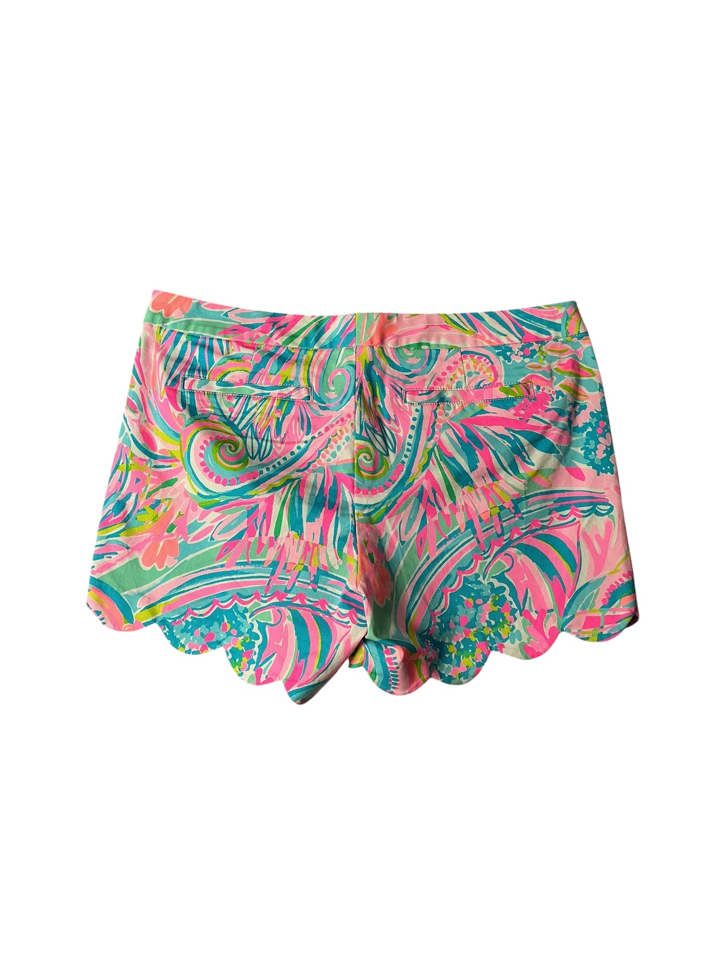 Lilly Pulitzer NWT Buttercup Stretch Short Multi Carnivale Coral - Size 14