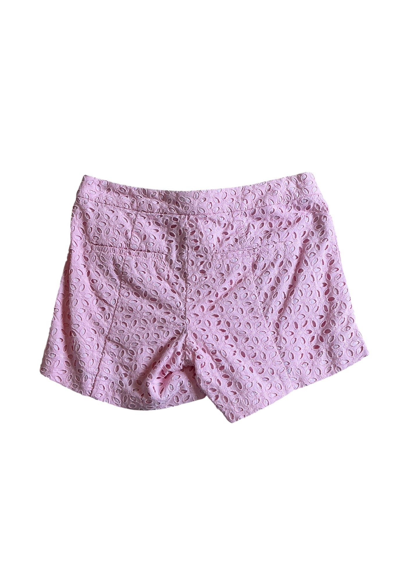 Lilly Pulitzer Oval Flower Petal Eyelet Kelly Shorts - Size 0