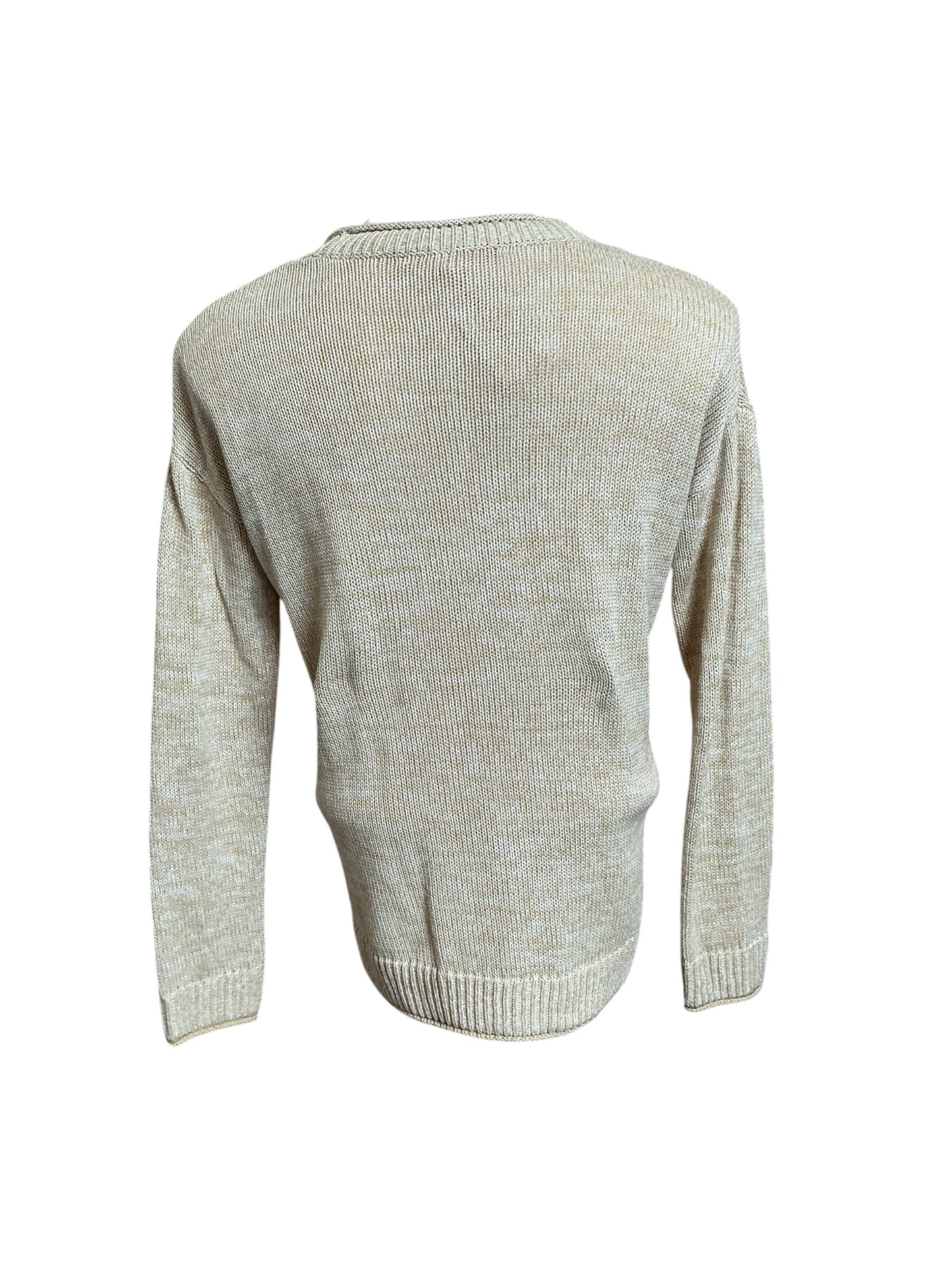 Lilly Pulitzer Bayport Knit Pullover Sand Bar Marl - Size XS