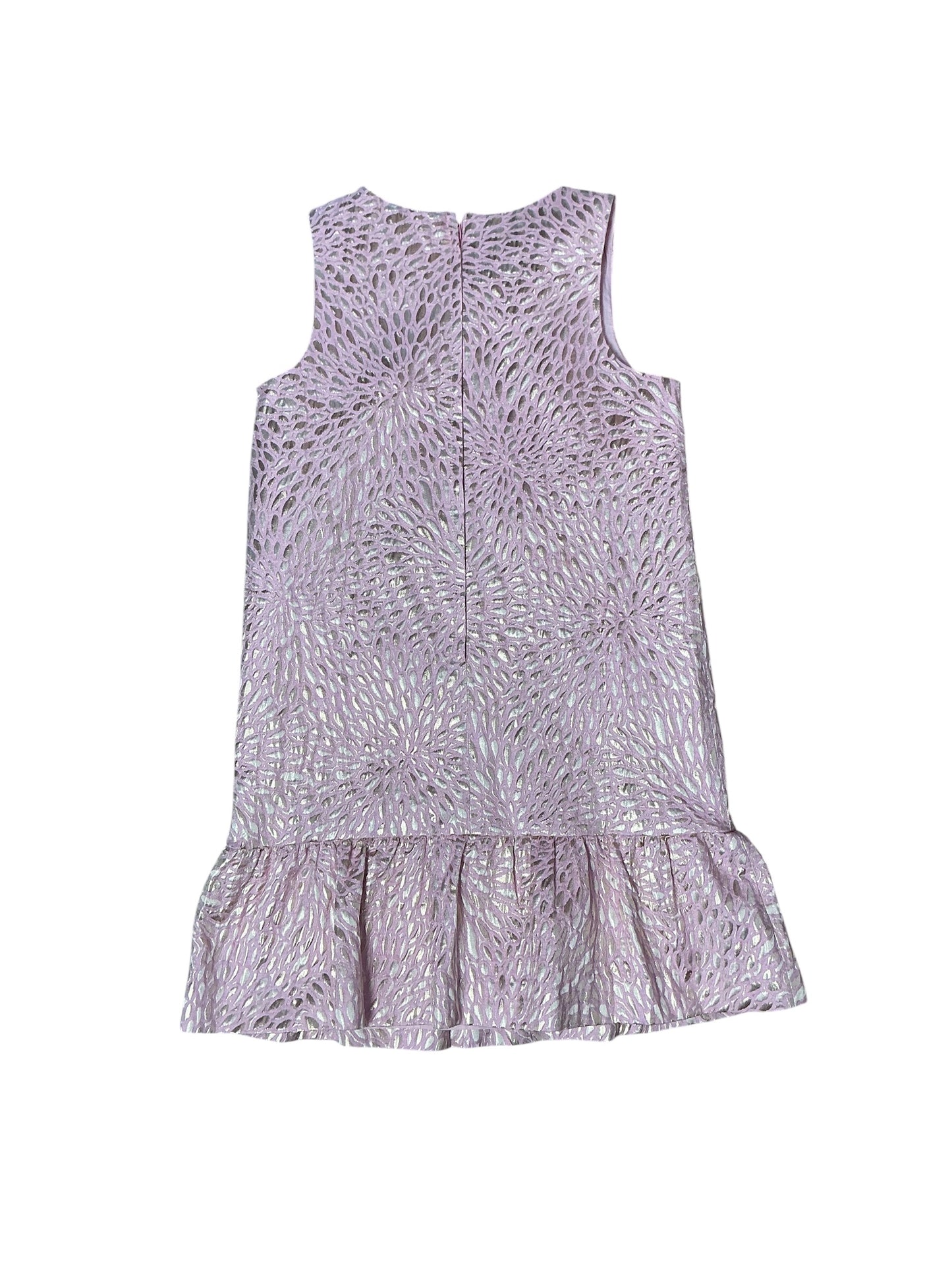 Lilly Pulitzer Girls Dress Prosecco Pink Lagoon Jacquard - Size 14