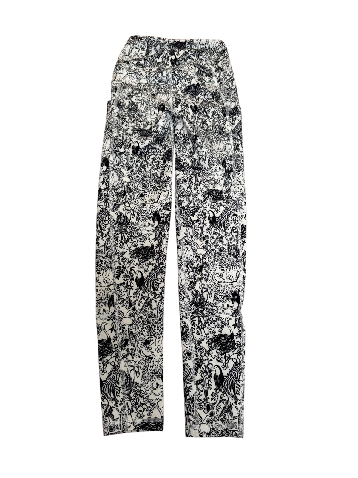 Lilly Pulitzer Weekender High Rise Midi Leggings Can You Zee Me - Size XXS