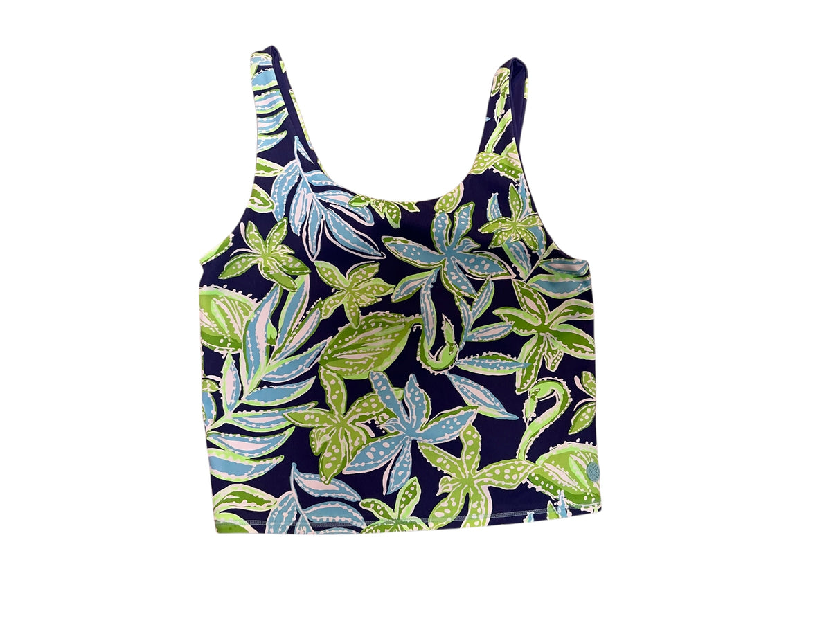 Lilly Pulitzer NWT Ari Reversible Active Sapphire Pool Tropical Tango - Size S