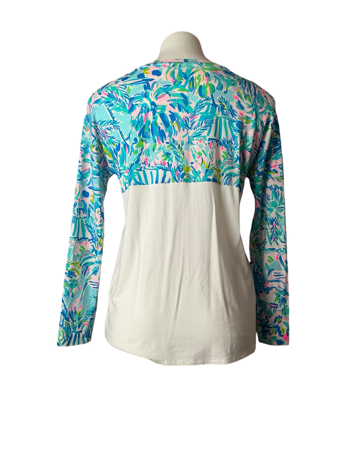 Lilly Pulitzer Finn Top Cabana Cocktail Blue Ibiza - Size XS